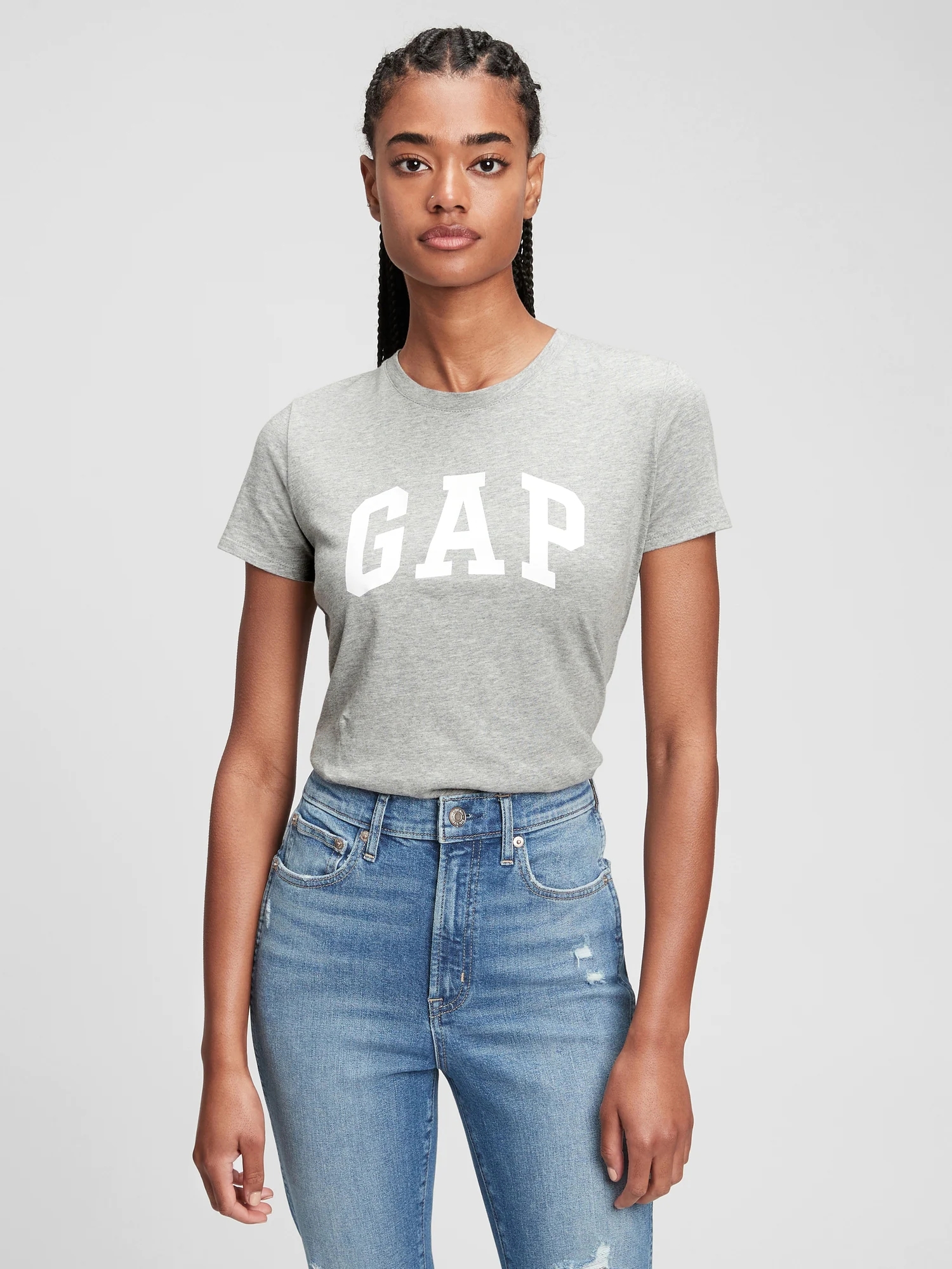 

Футболка GAP 238599023  Серая, Футболка GAP 238599023 L Серая