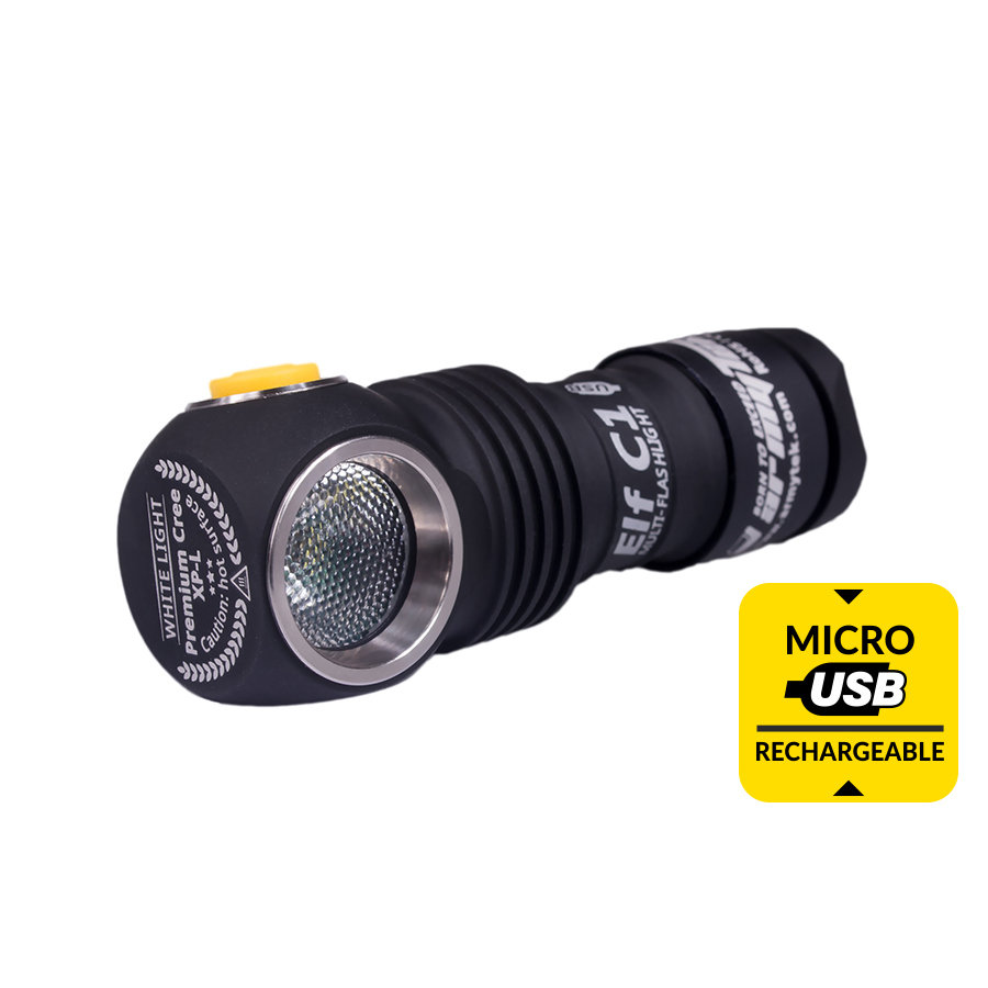 

Налобный фонарь Armytek Elf C1 USB + 18350 / XP-L (warm)