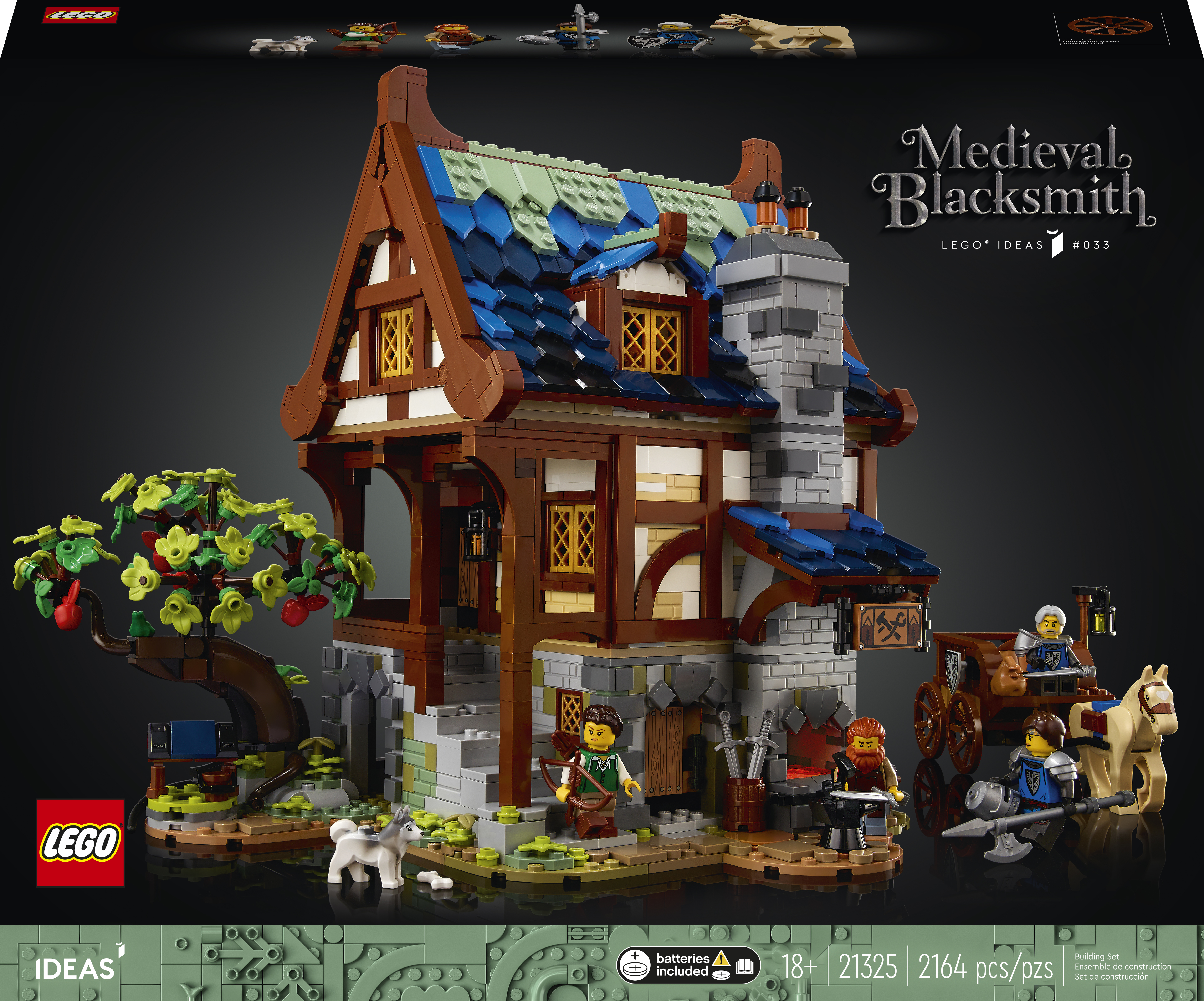 

Конструктор LEGO Ideas Средневековая кузница 2164 деталей (21325) (5702016911985)