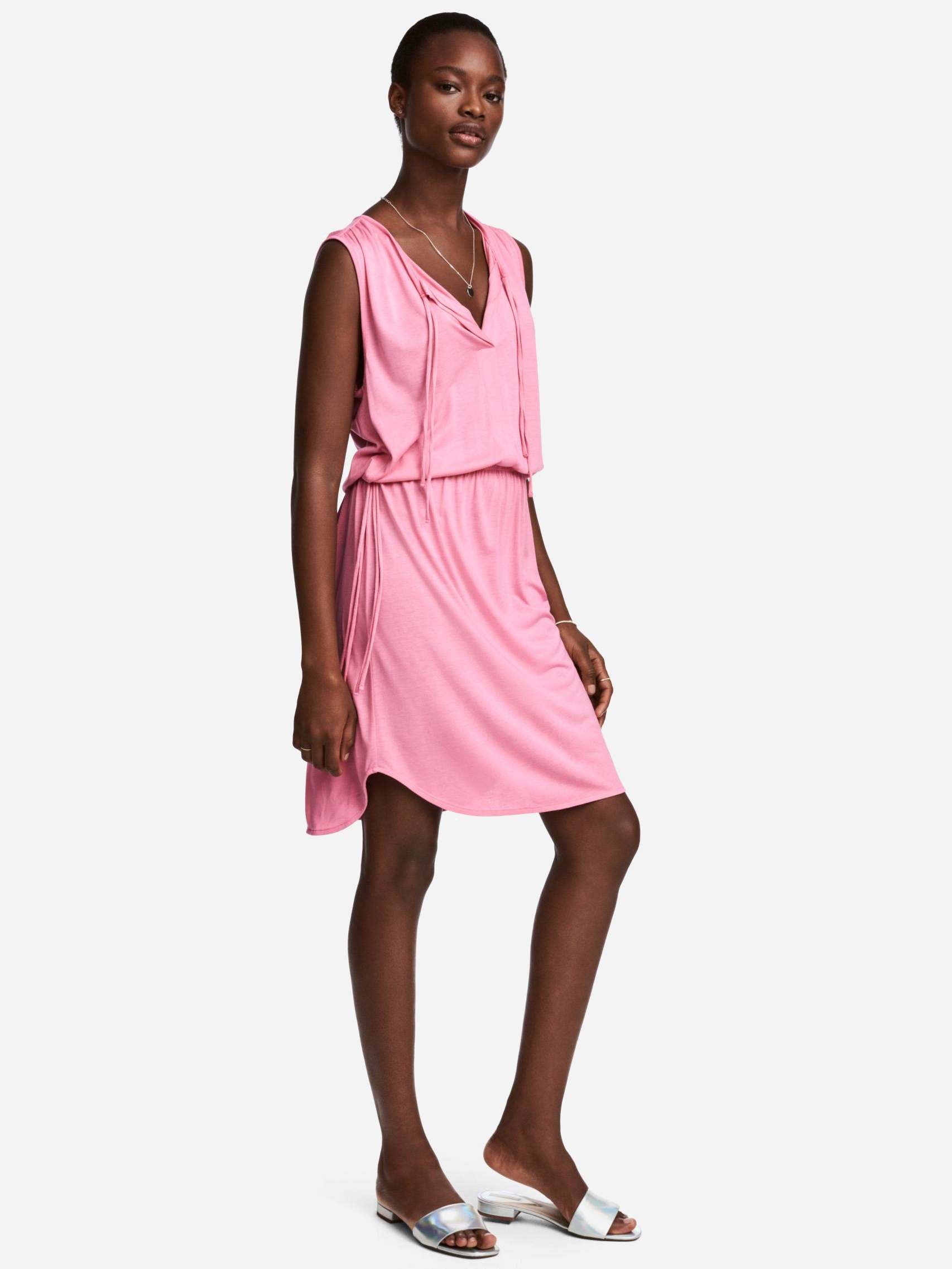 

Платье H&M 1706-5113056  Светло-розовое, Платье H&M 1706-5113056 S Светло-розовое