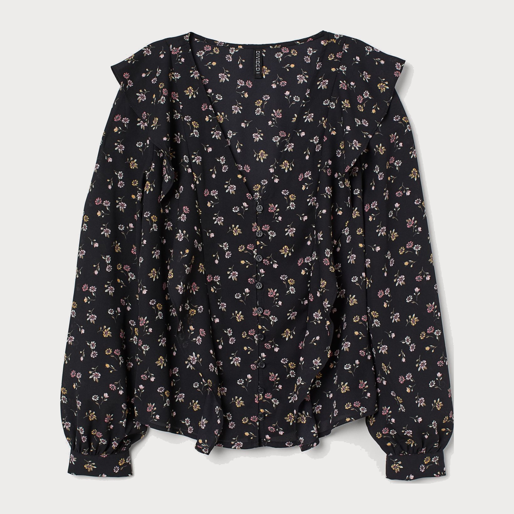 

Блузка H&M 2106-7593910  Черная, Блузка H&M 2106-7593910 38 Черная