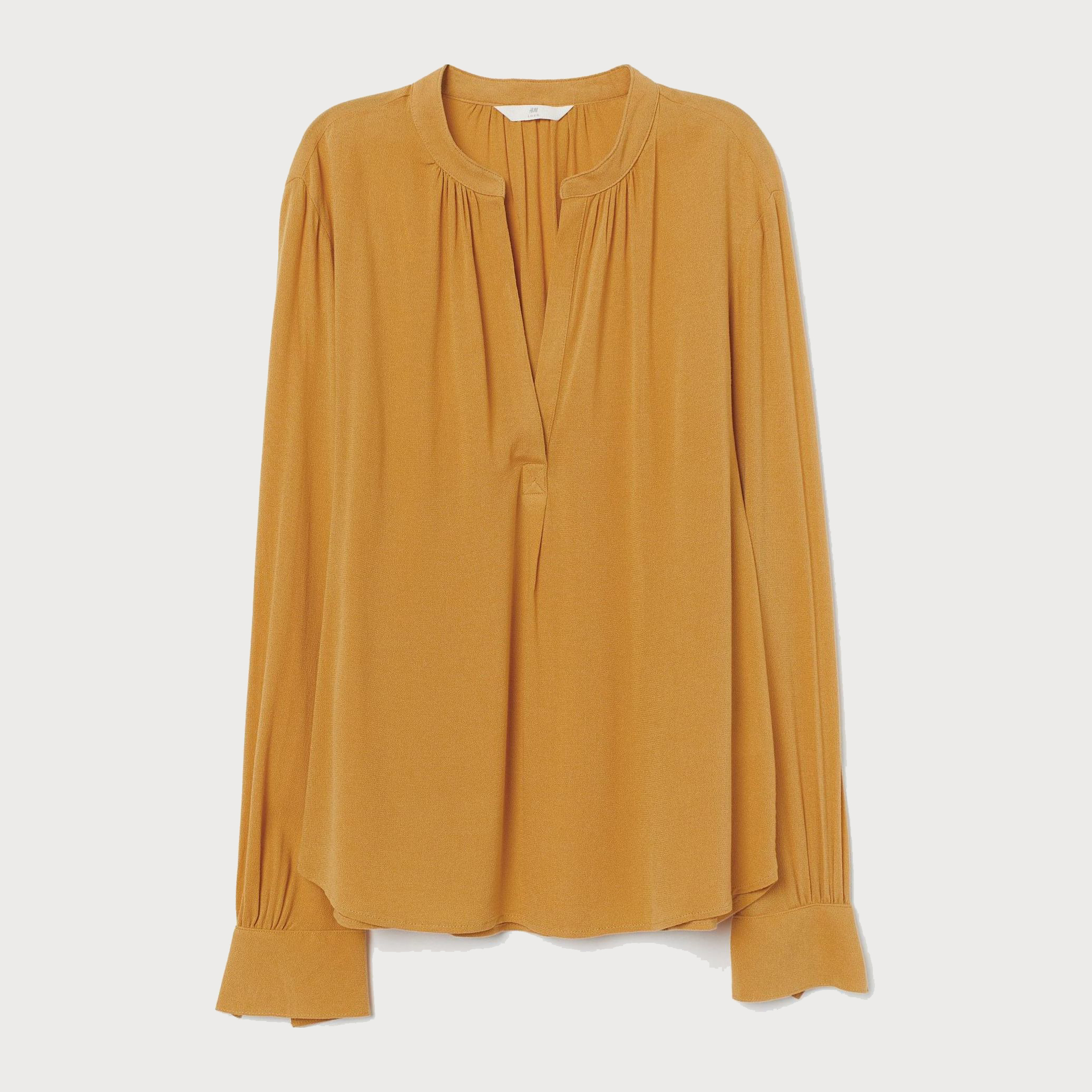 

Блузка H&M 2803-7872600  Горчичная, Блузка H&M 2803-7872600 34 Горчичная