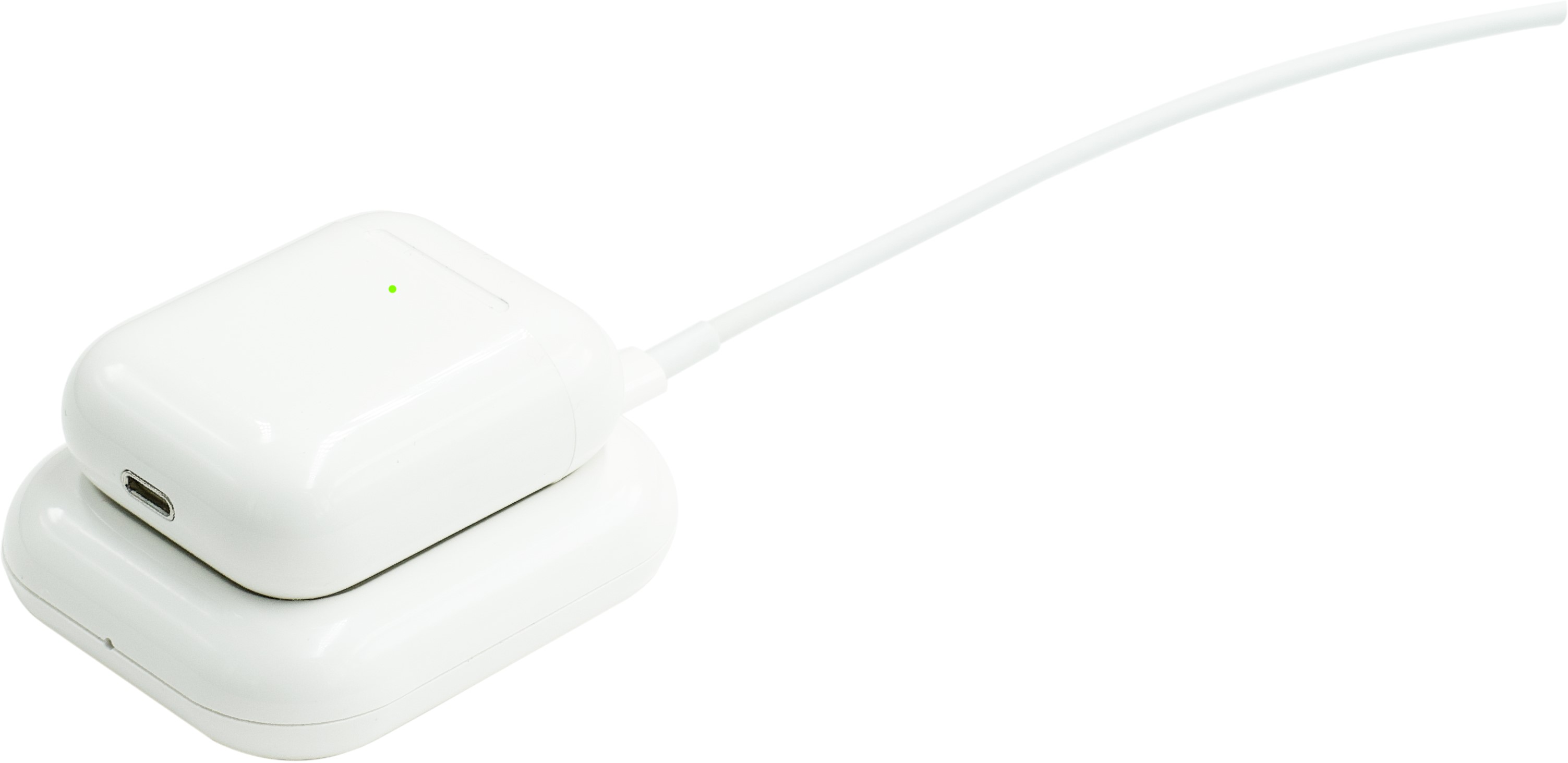 

Беспроводное зарядное устройство Ailink AirPods Wireless Charger с технологией QI Белое (AI-AirPodsCharger1)