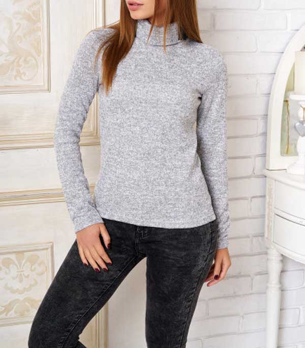 

Fashions • Ангоровый гольф Ева Fashions 42-44 серый (456-фг)