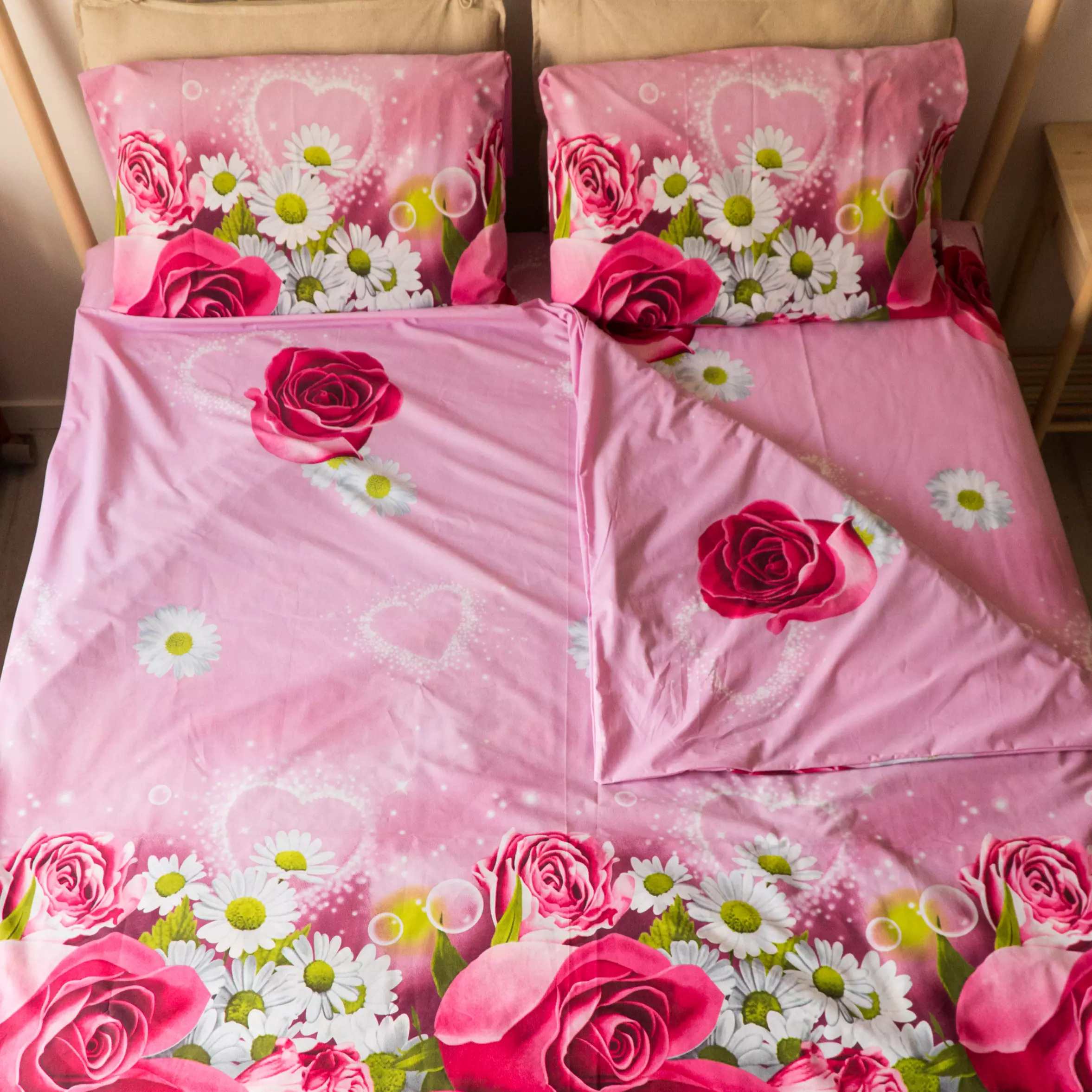 

Комплект постельного белья KrisPol "Цветы на розовом" Полуторный (88502-1)