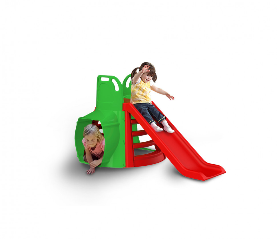 

Детская горка DOLONI TOYS с тоннелем 130 см 01470/11-RY