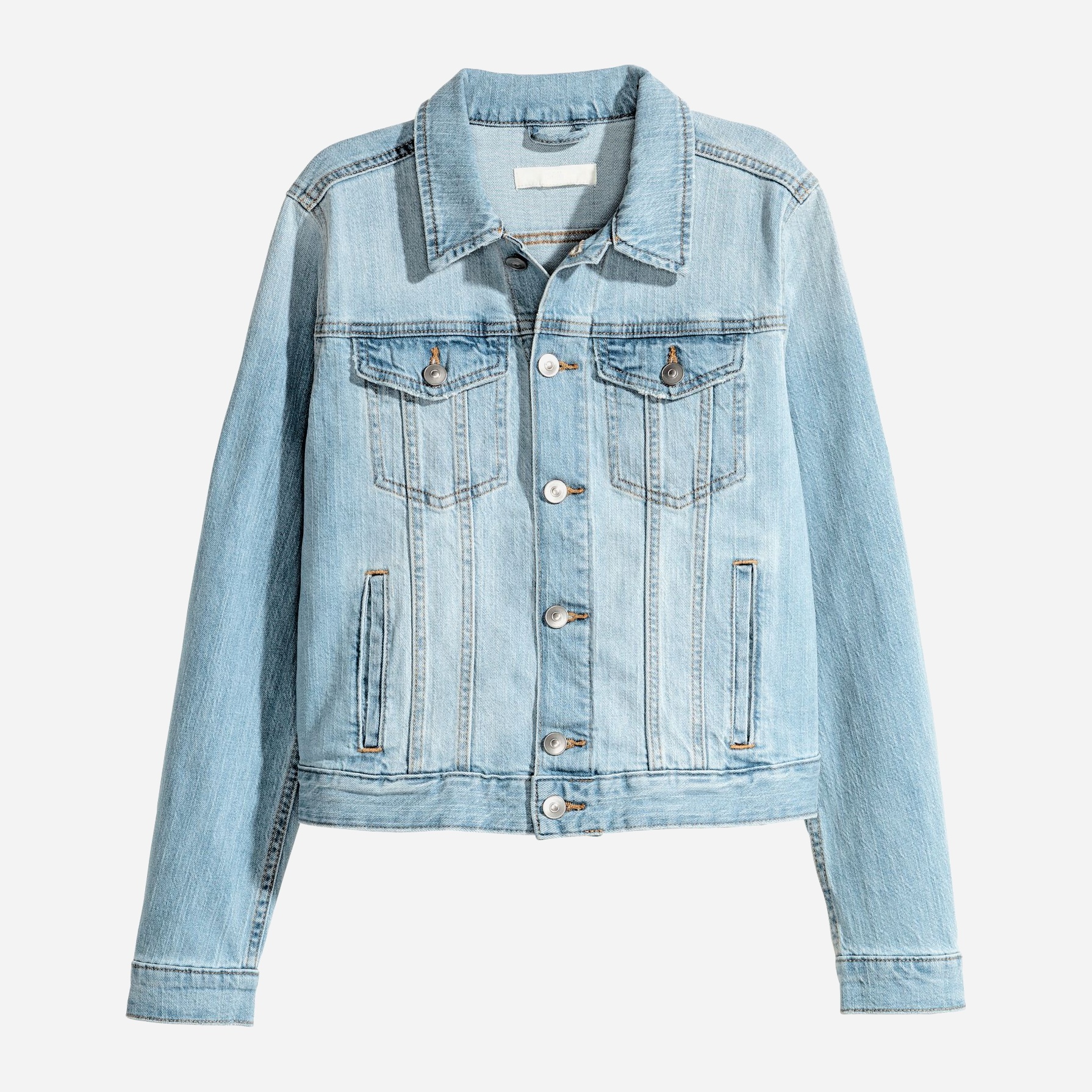 

Джинсовая куртка H&M 407-4347735 42 Голубая