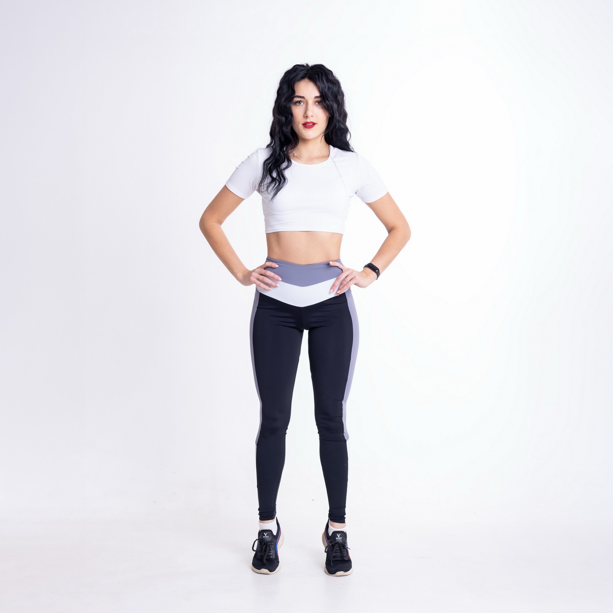 

Комплект FitU спортивный женский Vertical Classic white белый, Комплект FitU спортивный женский Vertical Classic white белый XL