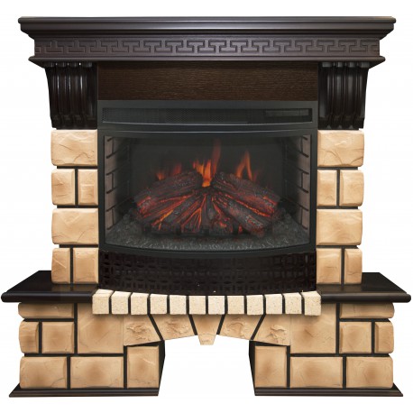 

Электрокамин Stone Brick 25 AO с Firefield 25 SIR
