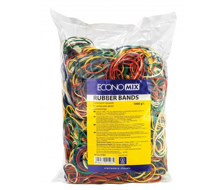 

Резинки для денег Economix 41503 1000 гр