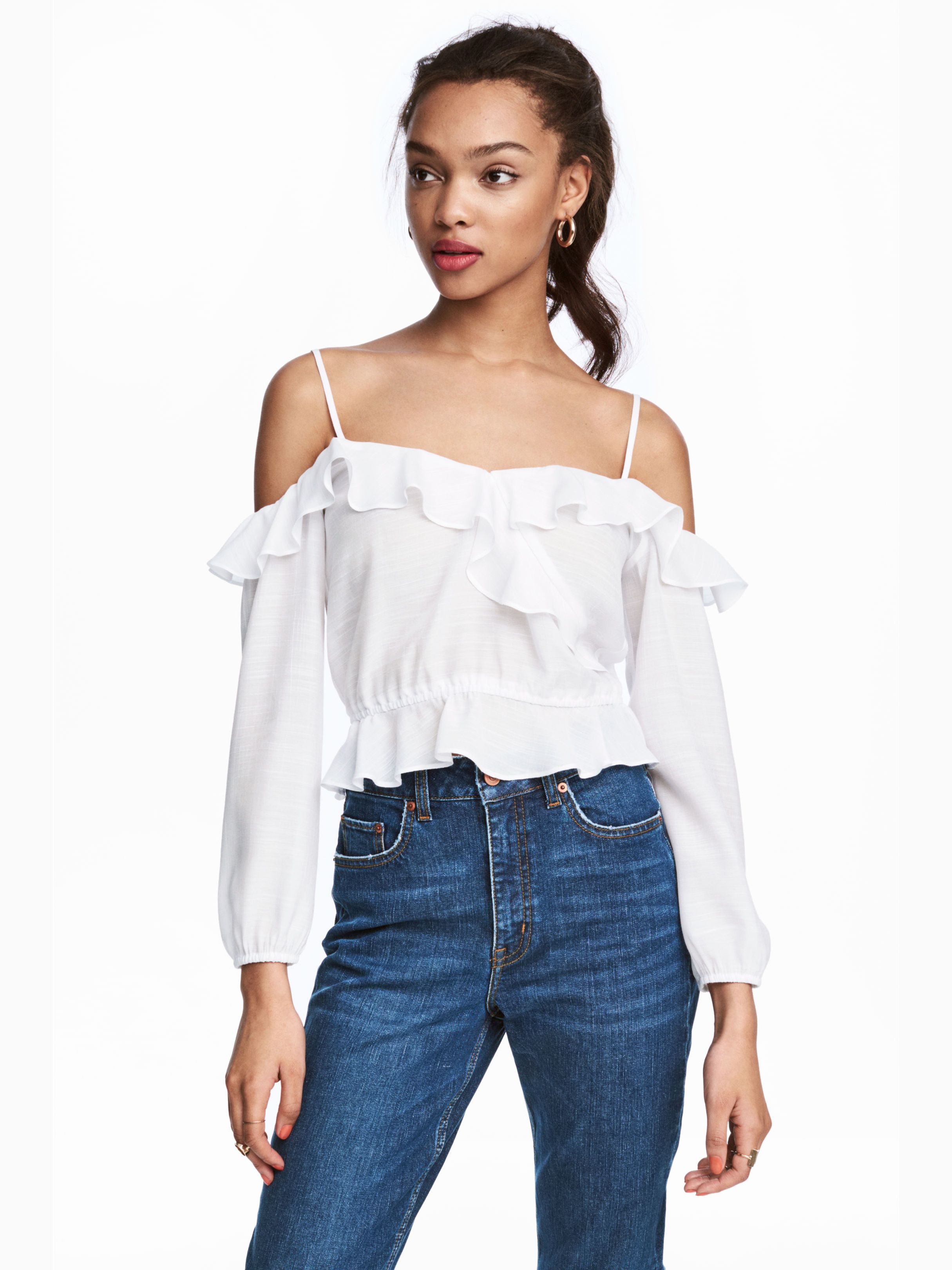 

Топ H&M 5073615-ACTS 46 Белый