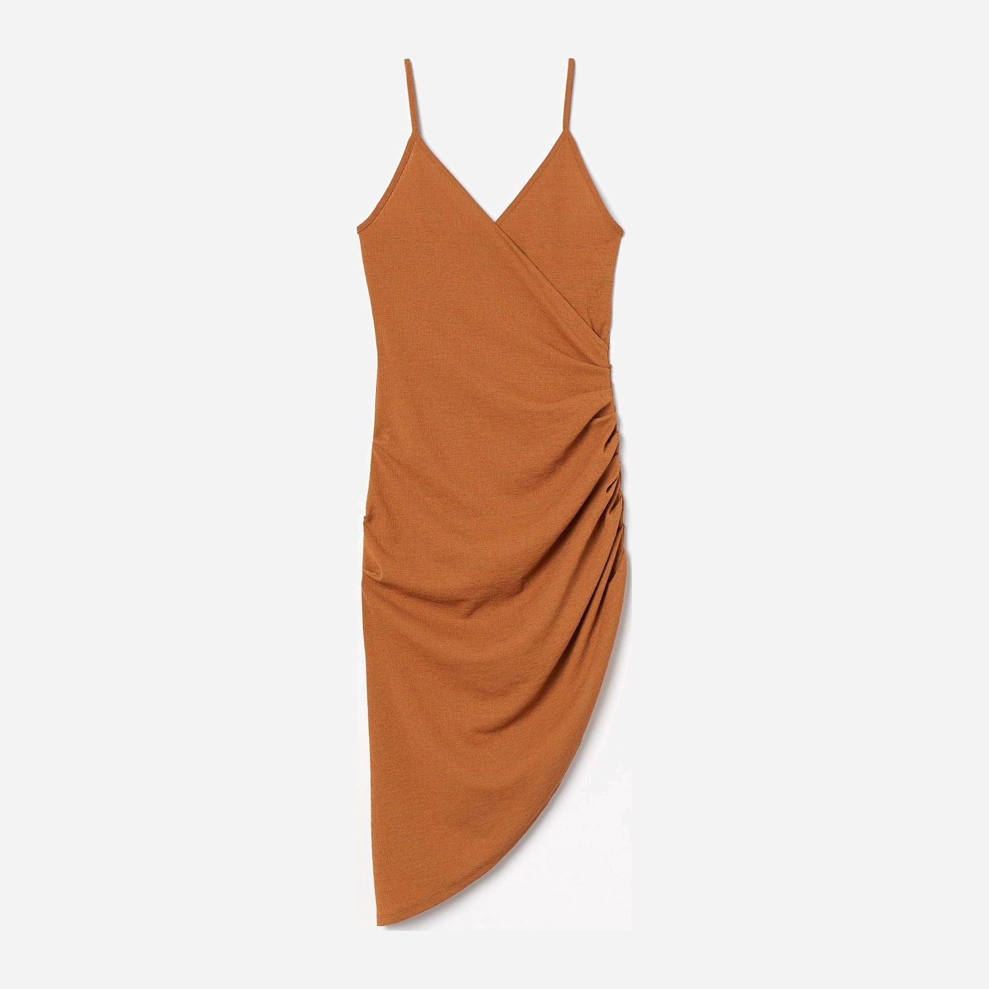 

Платье H&M 8924081-ACXI L Темно-бежевое