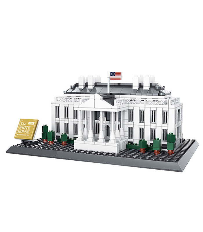 

3д Конструктор Архитектура Белый дом The White house of Washington-USA Wange 4214