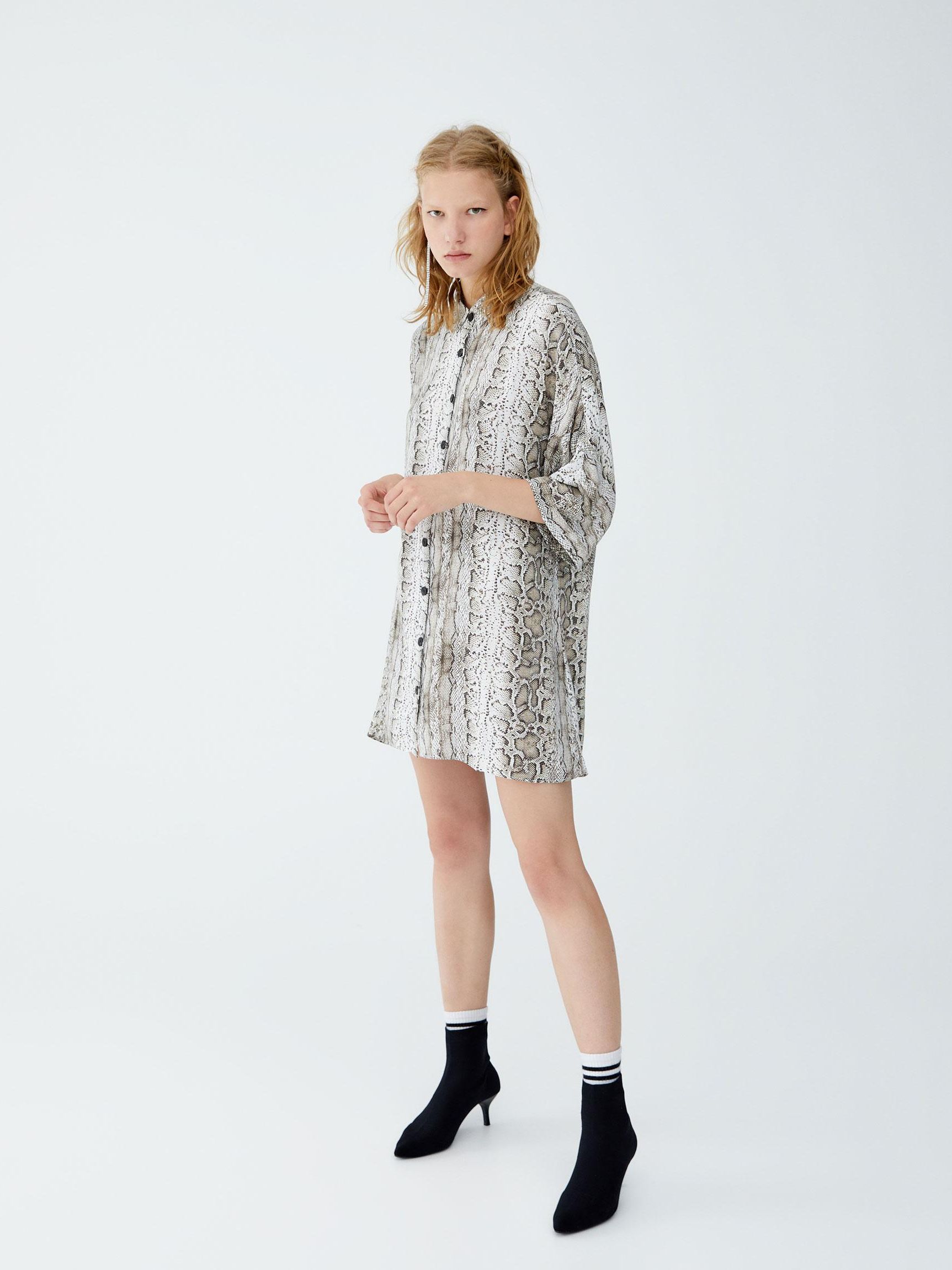 

Платье Pull & Bear 9473/327/805-AEXI L Змеиное