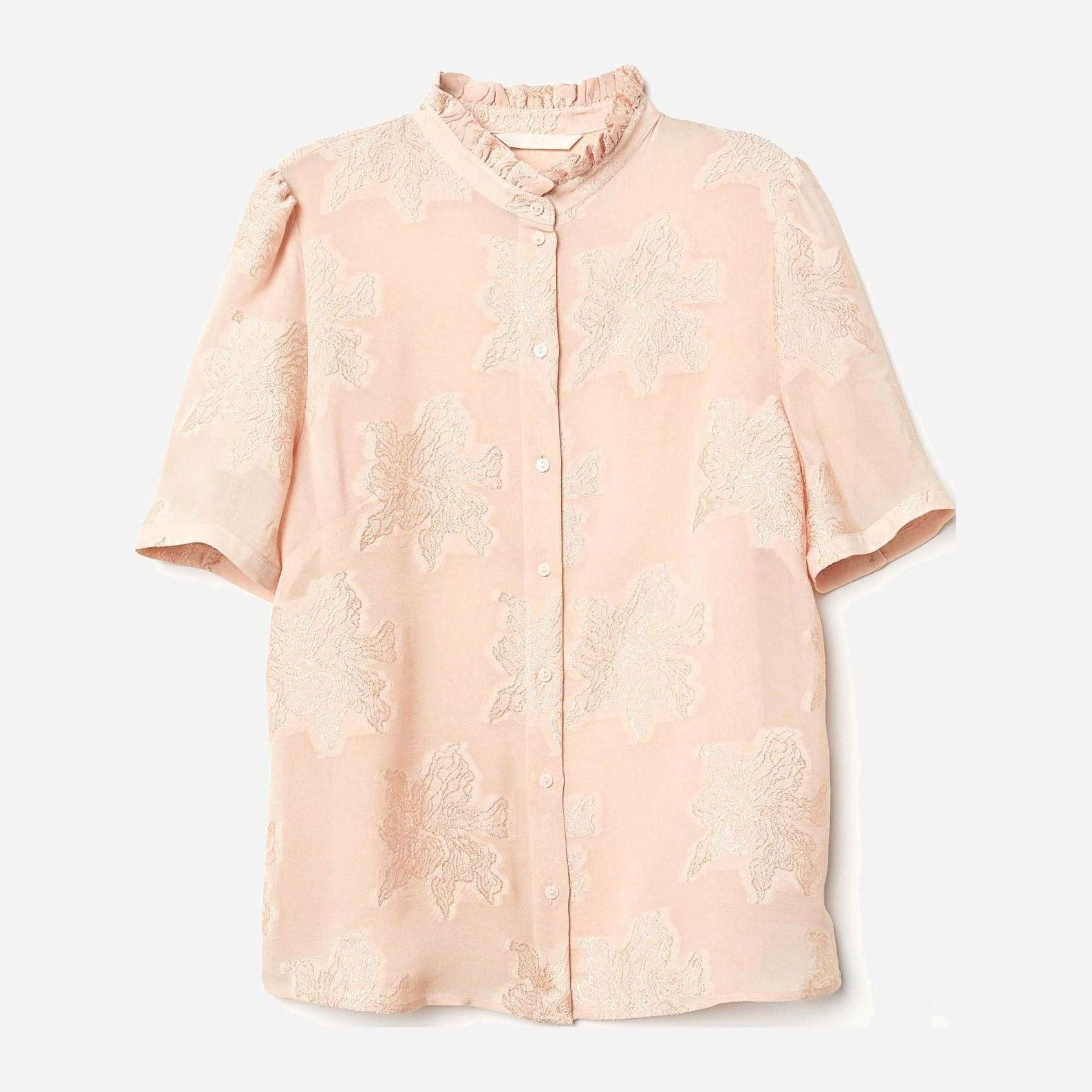 

Блузка H&M 7029828-ABWQ 38 Бледно-розовая