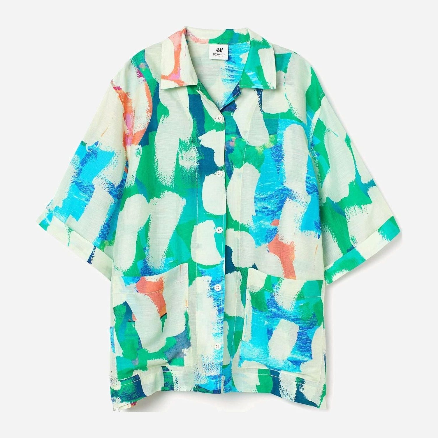 

Блузка H&M 8866001-AANL 38 Разноцветная