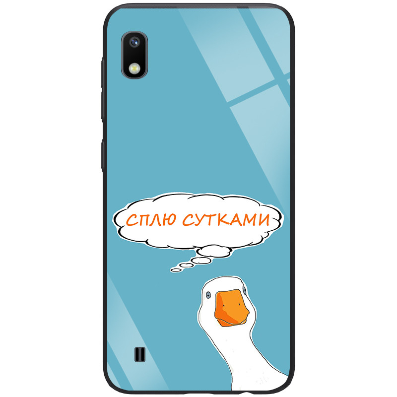 

TPU+Glass чехол Epik ForFun для Samsung Galaxy A10 Сплю сутками