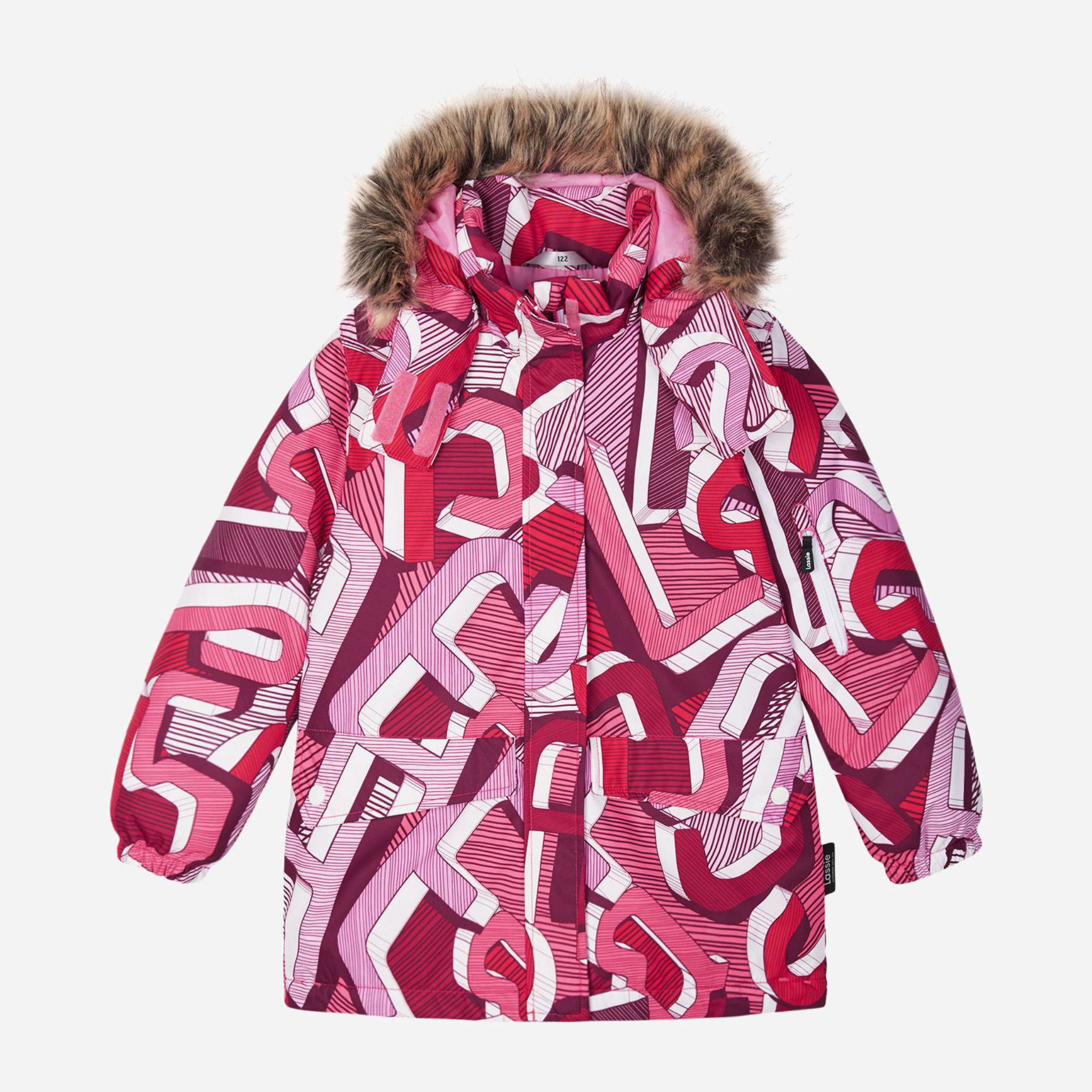 Акція на Дитяча зимова термо куртка для дівчинки Lassie by Reima Seline 721760-3861 92 см від Rozetka