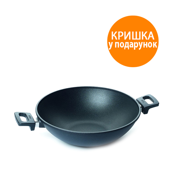 

Сковорода-вок без крышки Woll Nowo Titanium 32 см W1132N