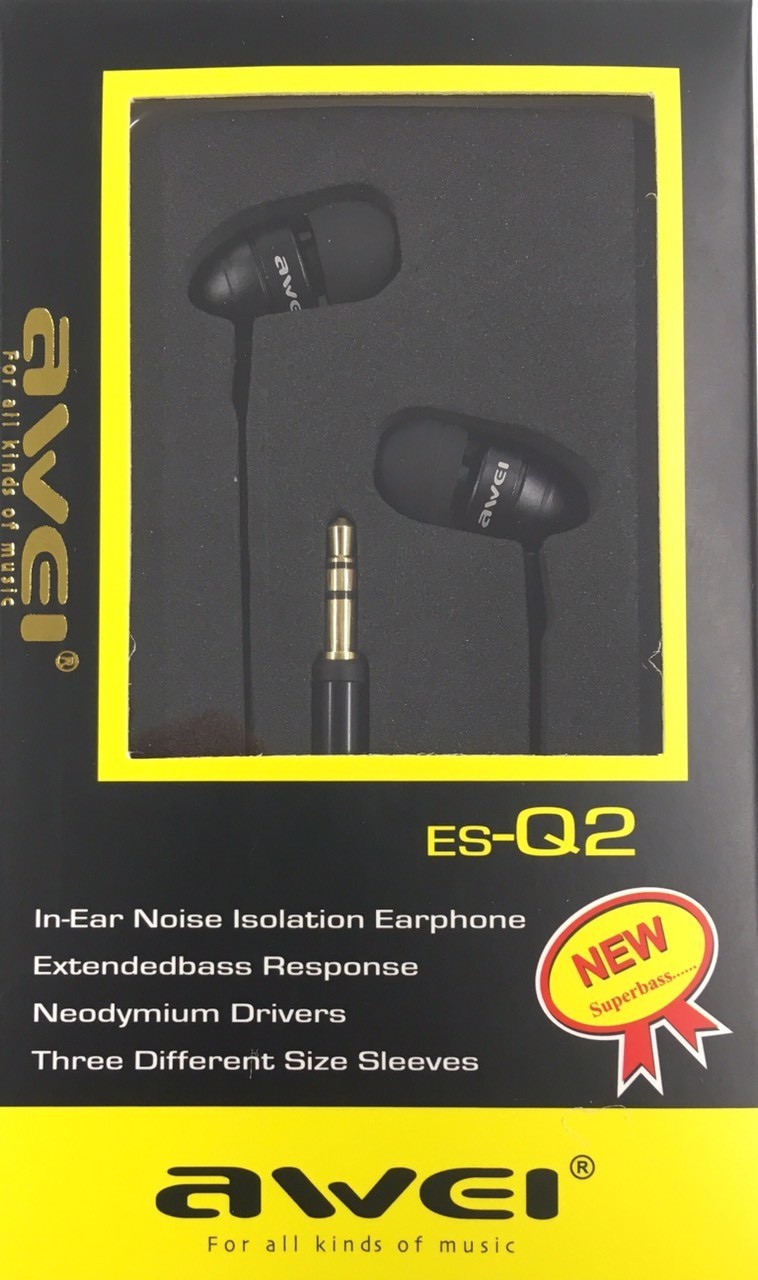 

Наушники вакуумные Mdr Q7 Awei черные 5343