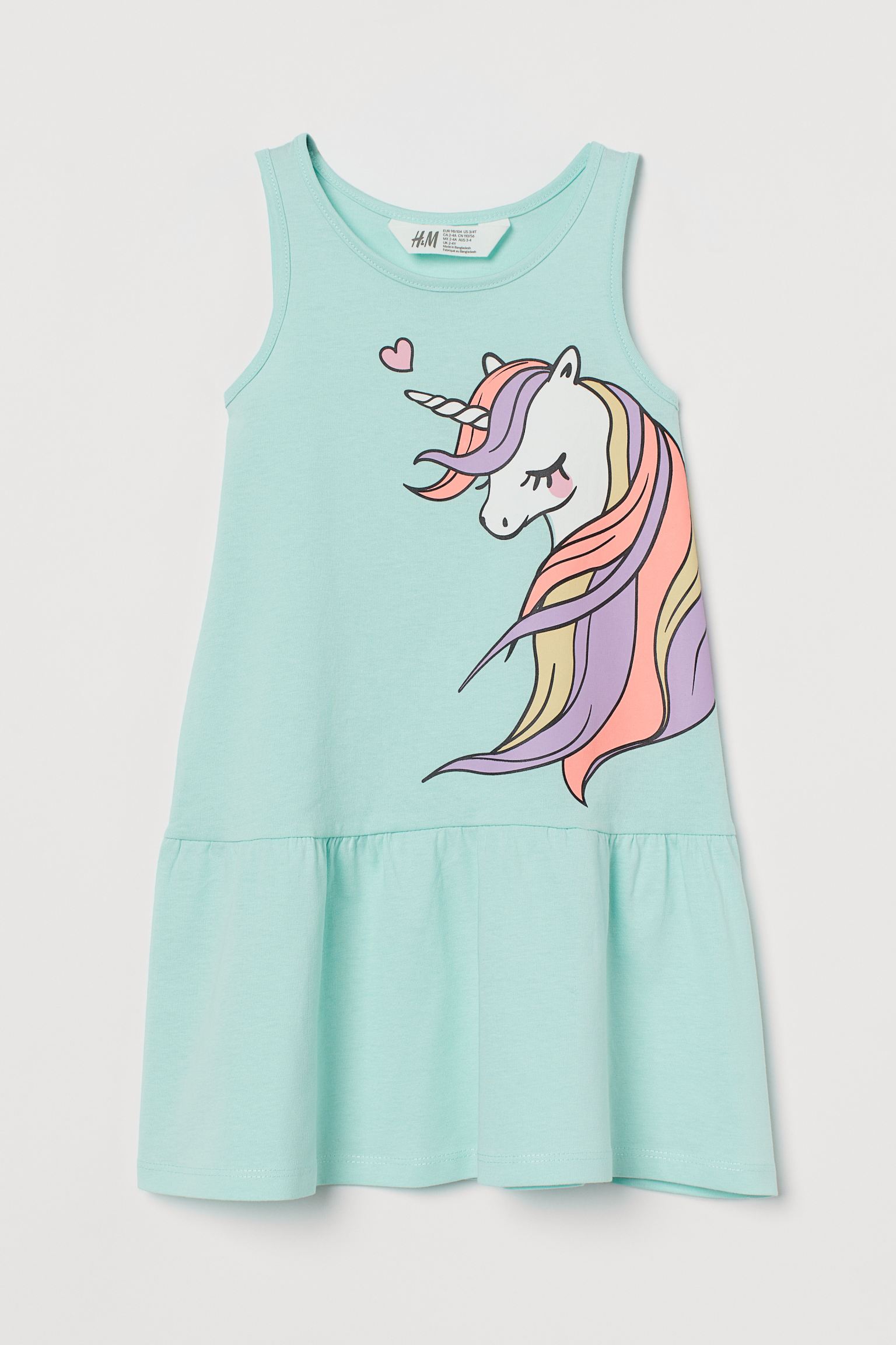 

Платье H&M 2-4 года 98-104 см Бирюзовый (HM-00028)