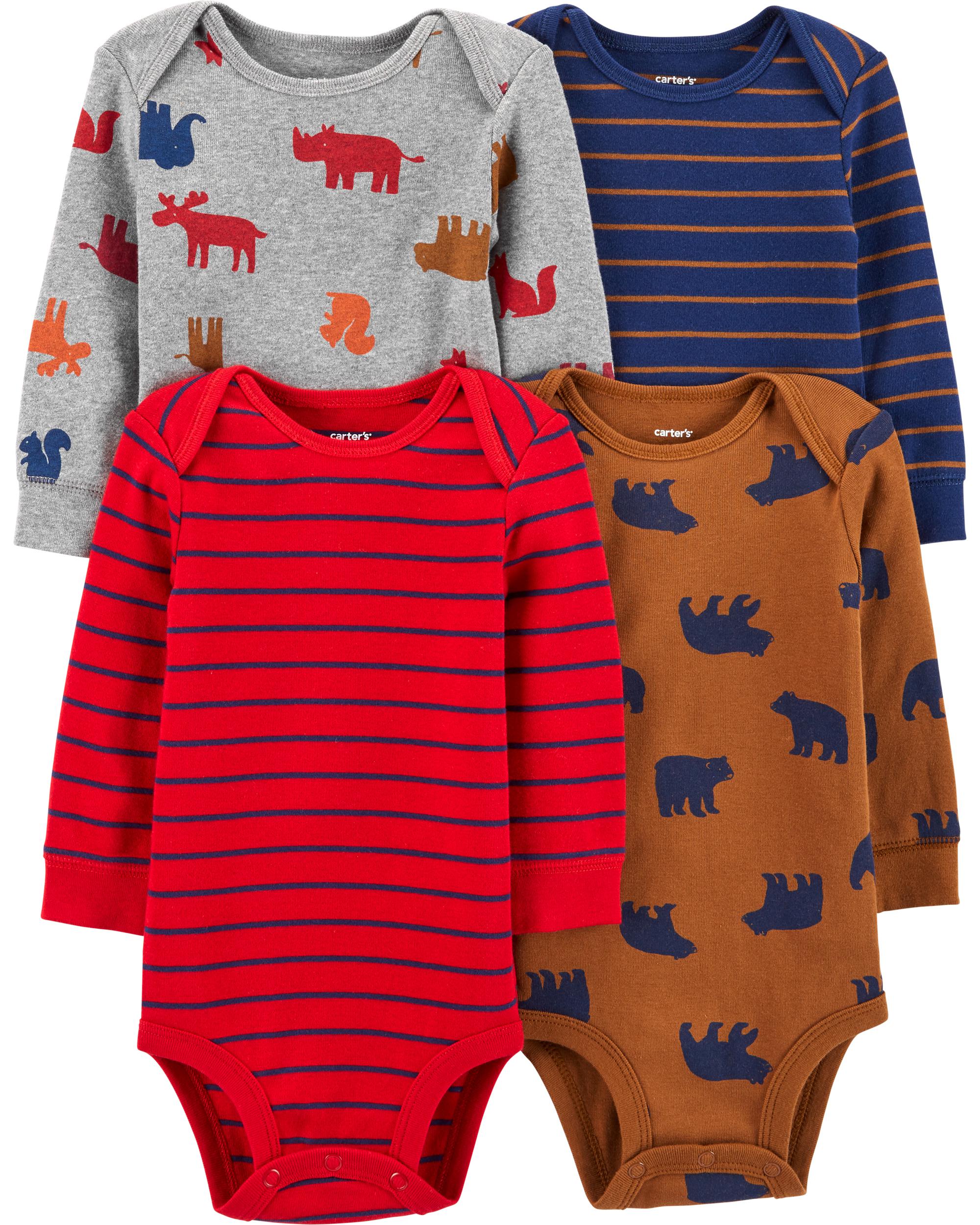 

Боди 4 шт Carters 3 мес 55-61 см Мульти (CRT-00065)