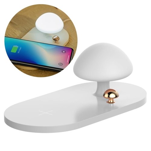 

Беспроводное зарядное устройство Baseus Mushroom WXMGD-02 белое WXMGD-02