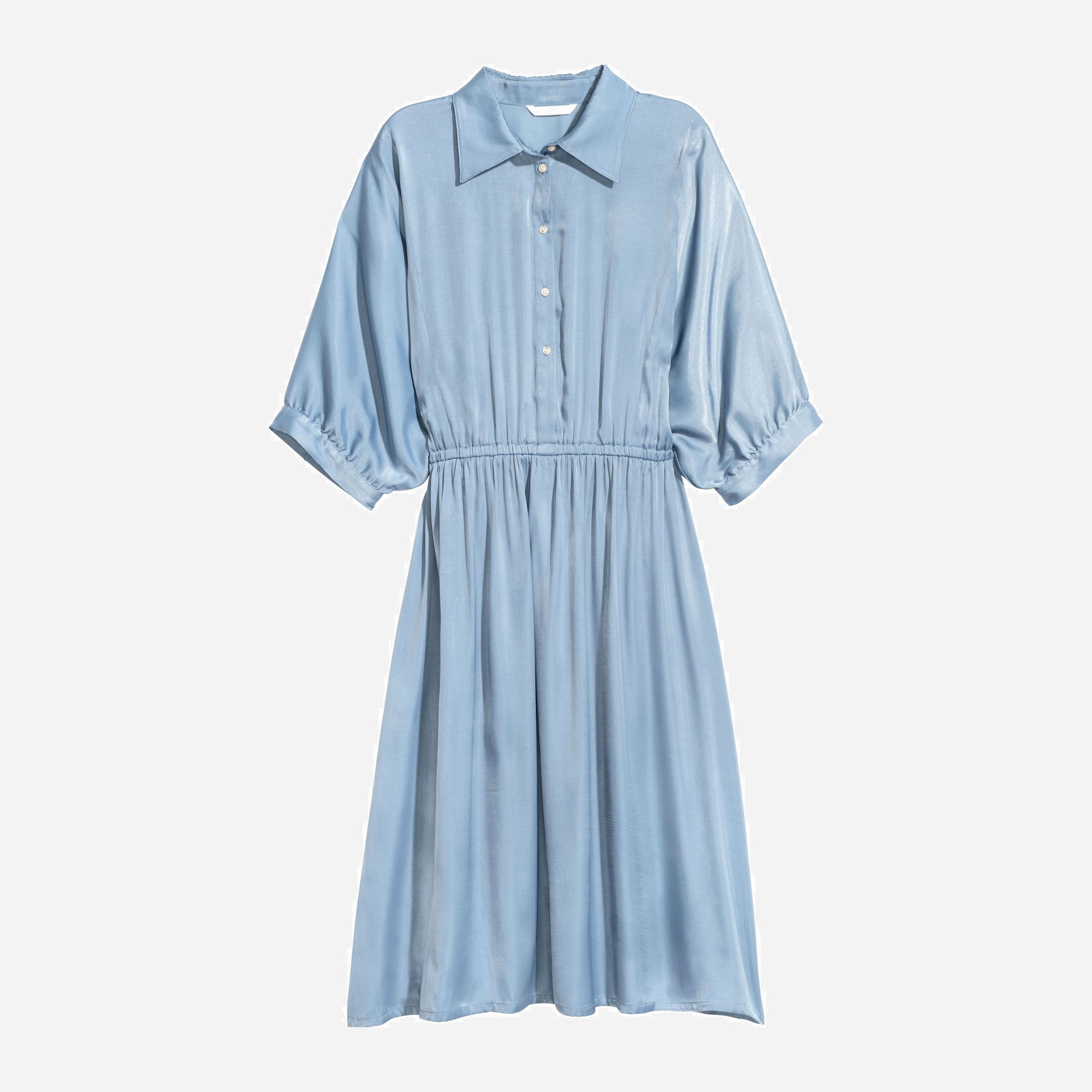 

Платье H&M 5976357-ACWX 46 Светло-синее