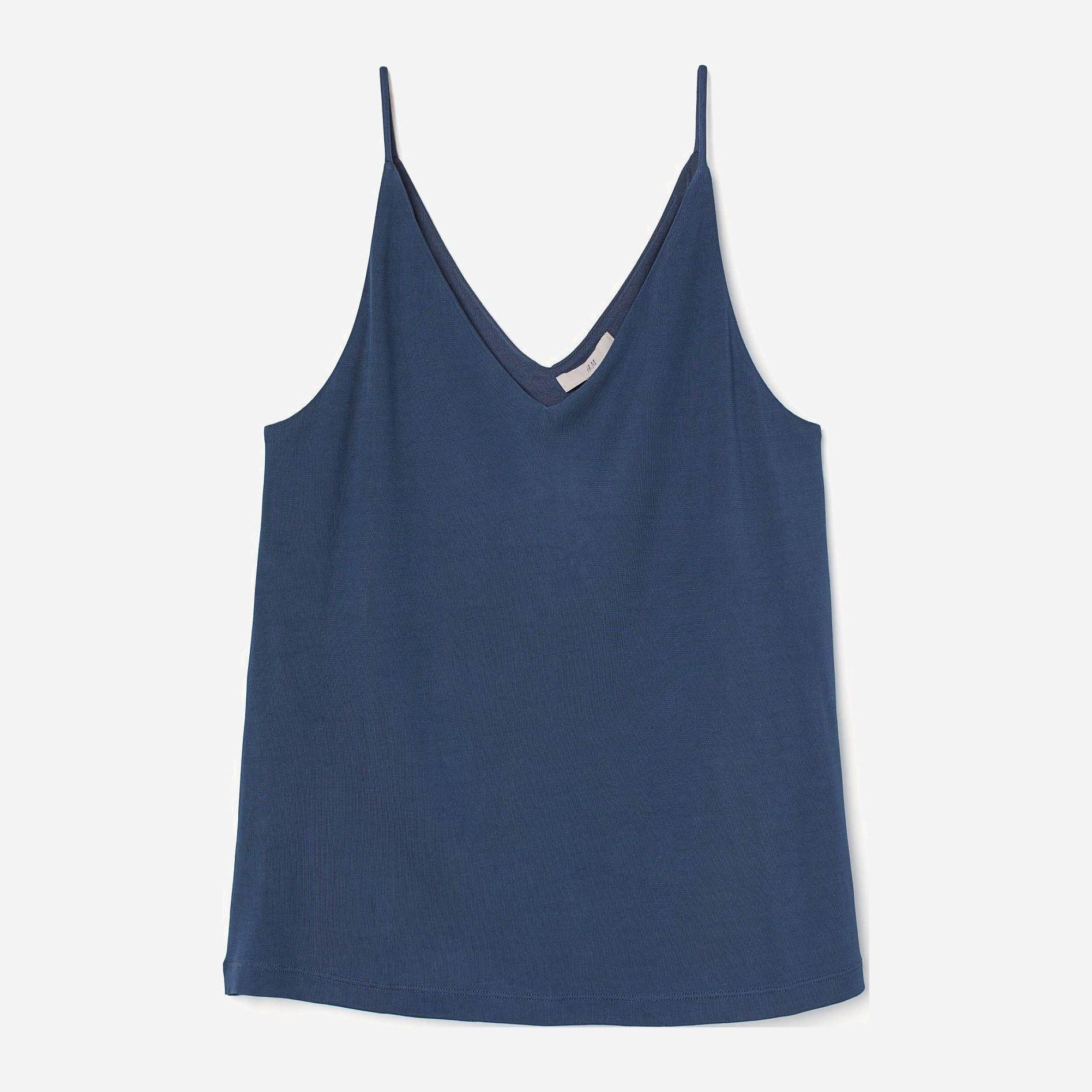 

Топ H&M 7496990-AAQJ M Темно-синий
