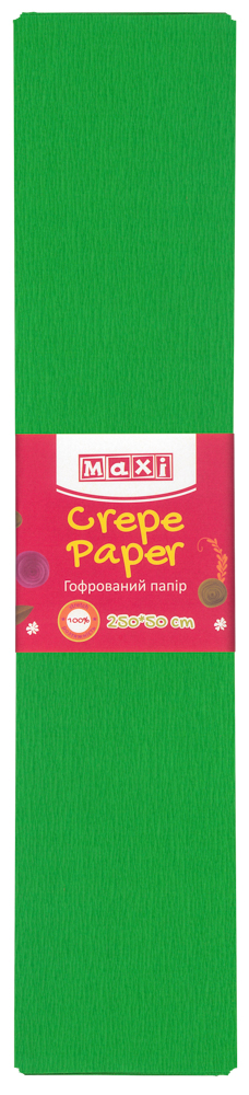 

Набор гофрированной бумаги Maxi 100% 50 х 250 см 10 шт Зеленой (MX61616-04)