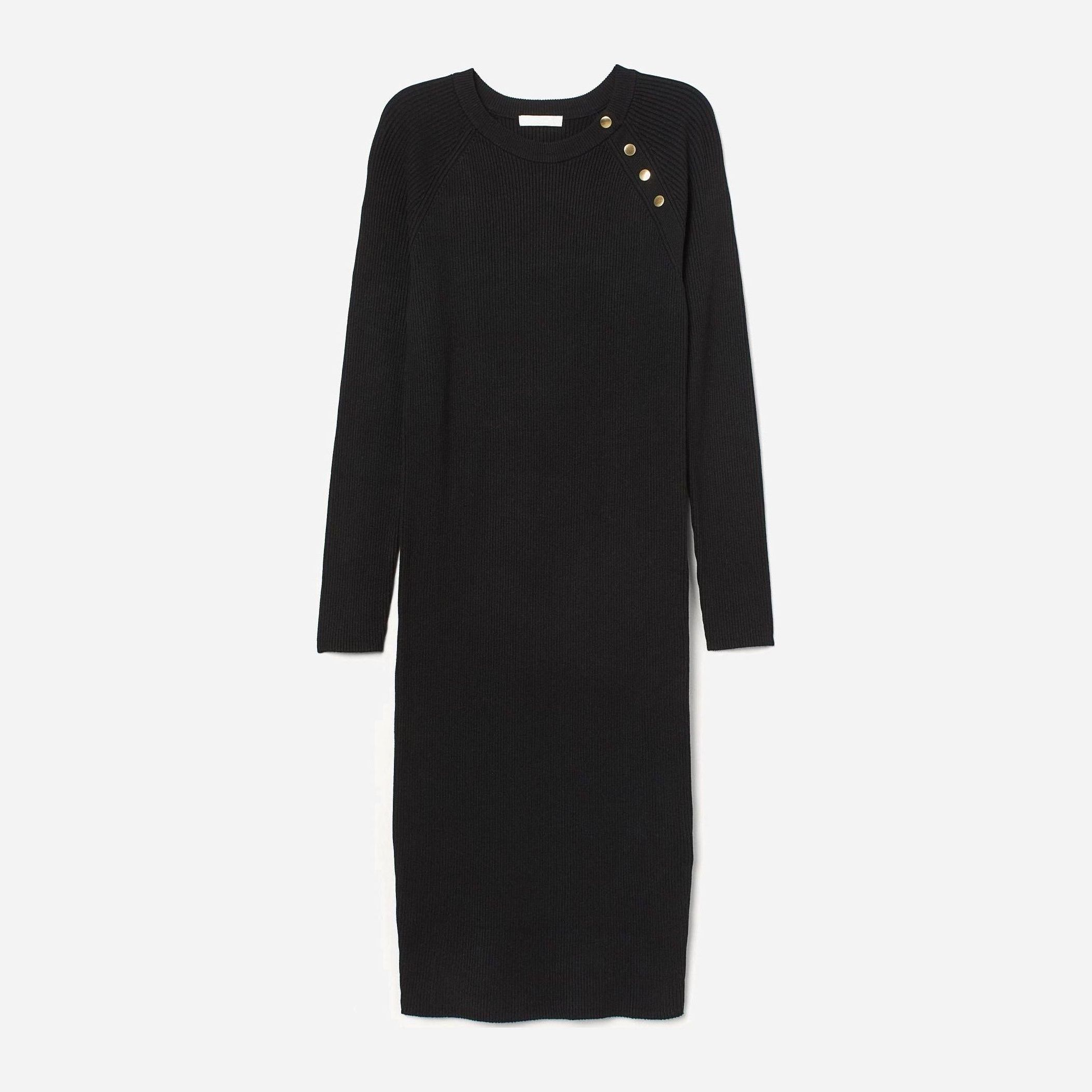 

Платье H&M 6537500-AAAD L Черное (DD3000003798390_AB5000000720842)