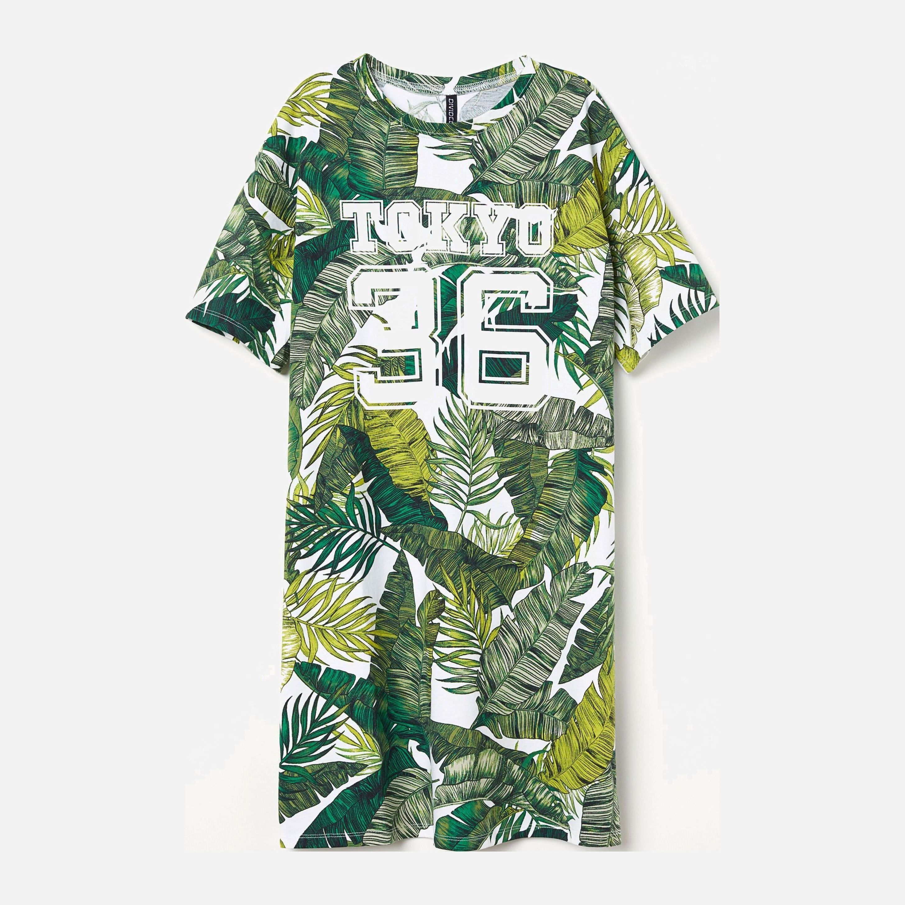 

Платье H&M 5021577-ADDF 36 Зеленое с белым