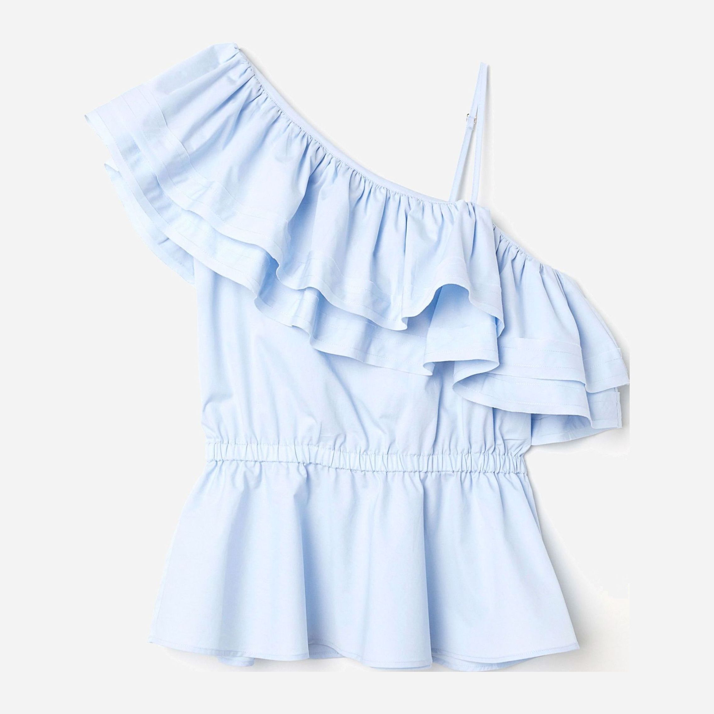 

Блузка H&M 6520027-ACUP 38 Голубая