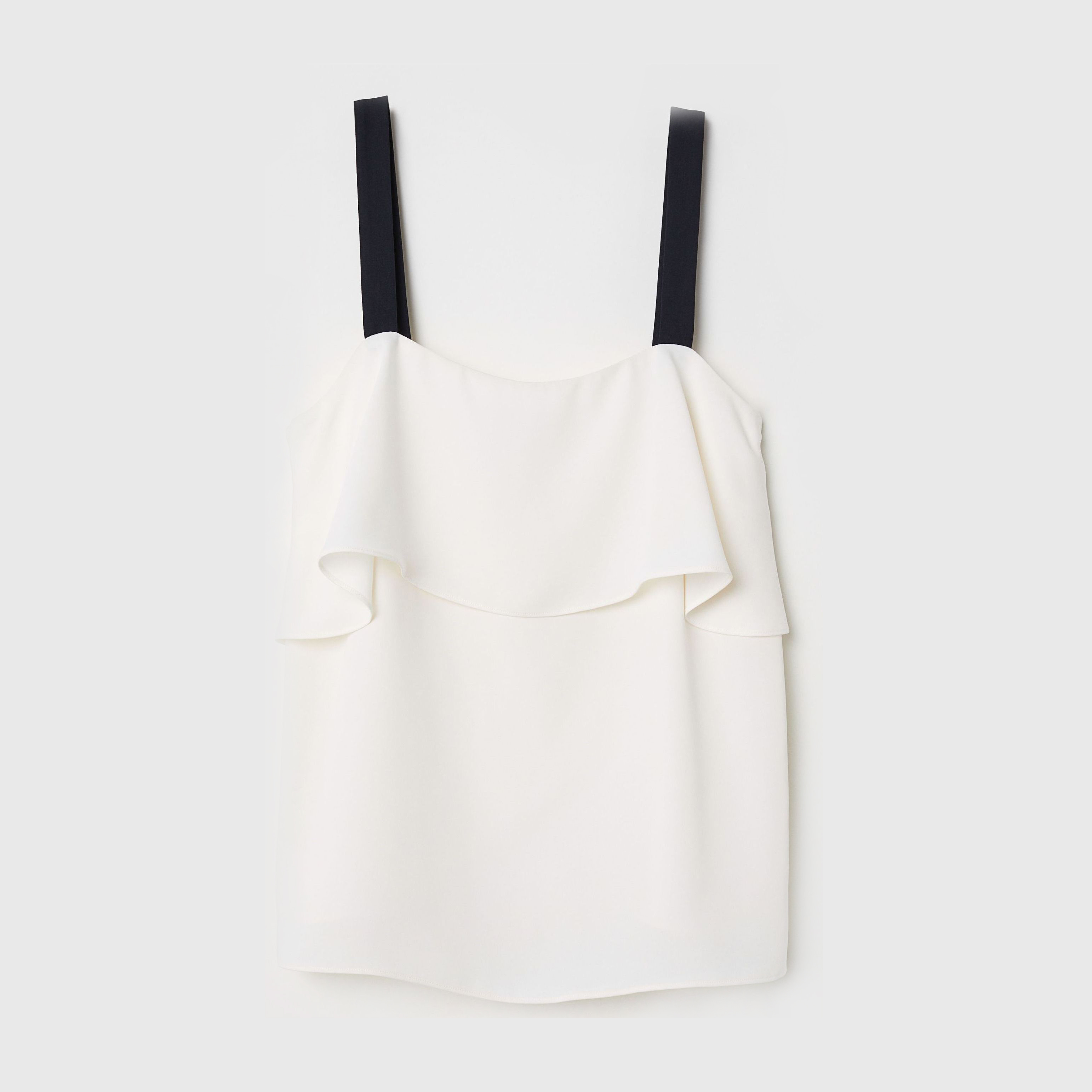 

Топ H&M 6623218-ABBE 34 Белый с черным