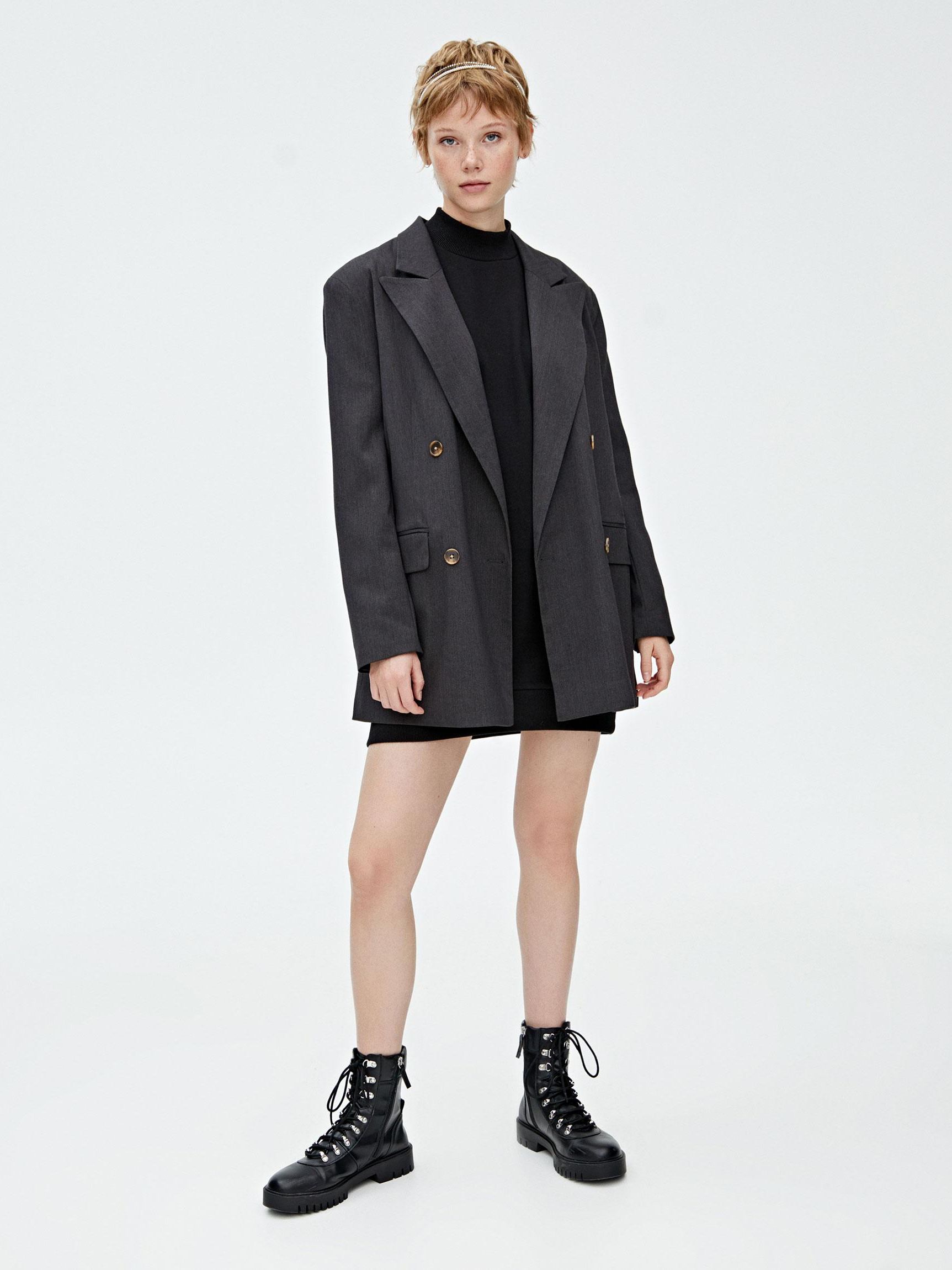 

Жакет Pull & Bear 9781/306/802-ACXW L Темно-серый