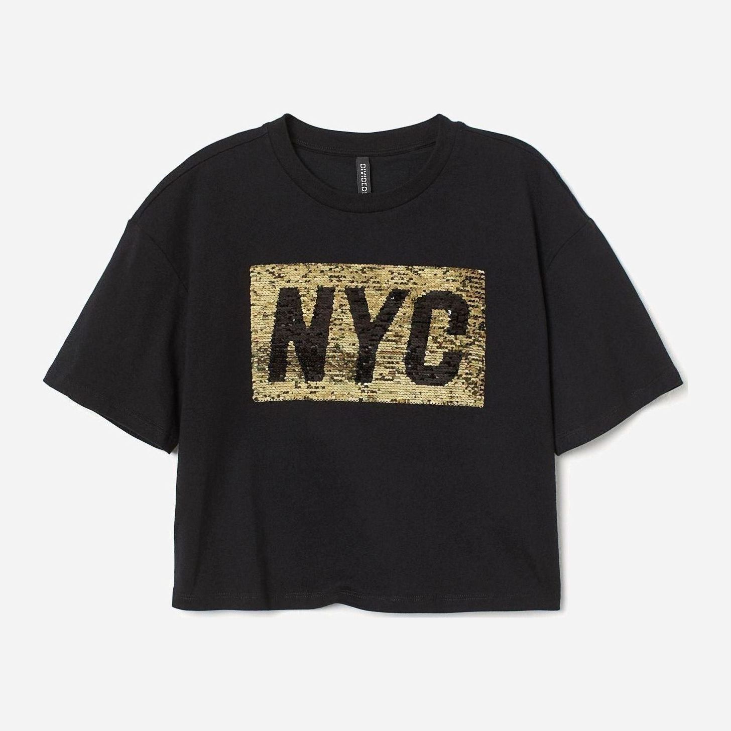 

Футболка H&M 7685560-AAPU L Черная