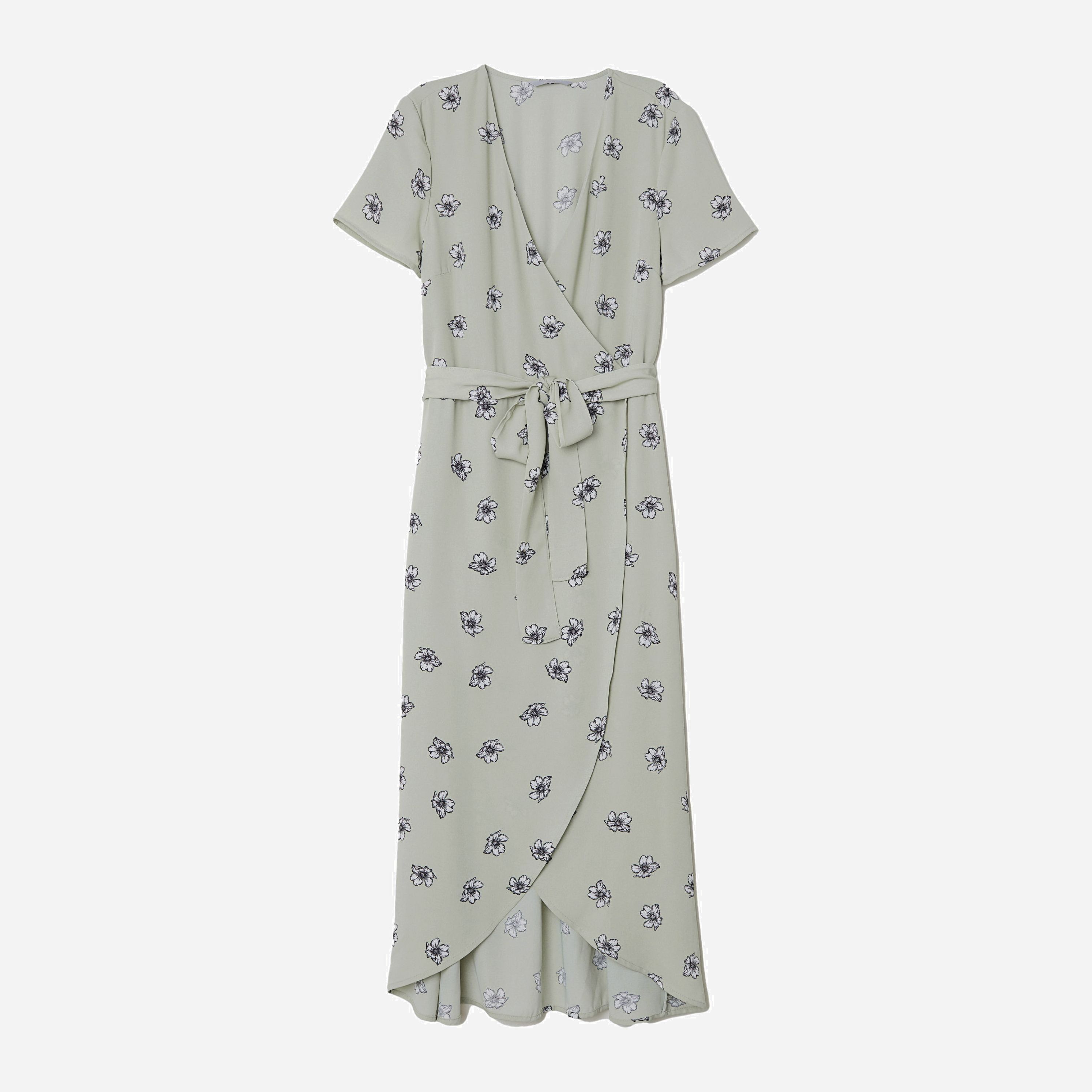 

Платье H&M 6071477-AAWR 38 Бледно-зеленое