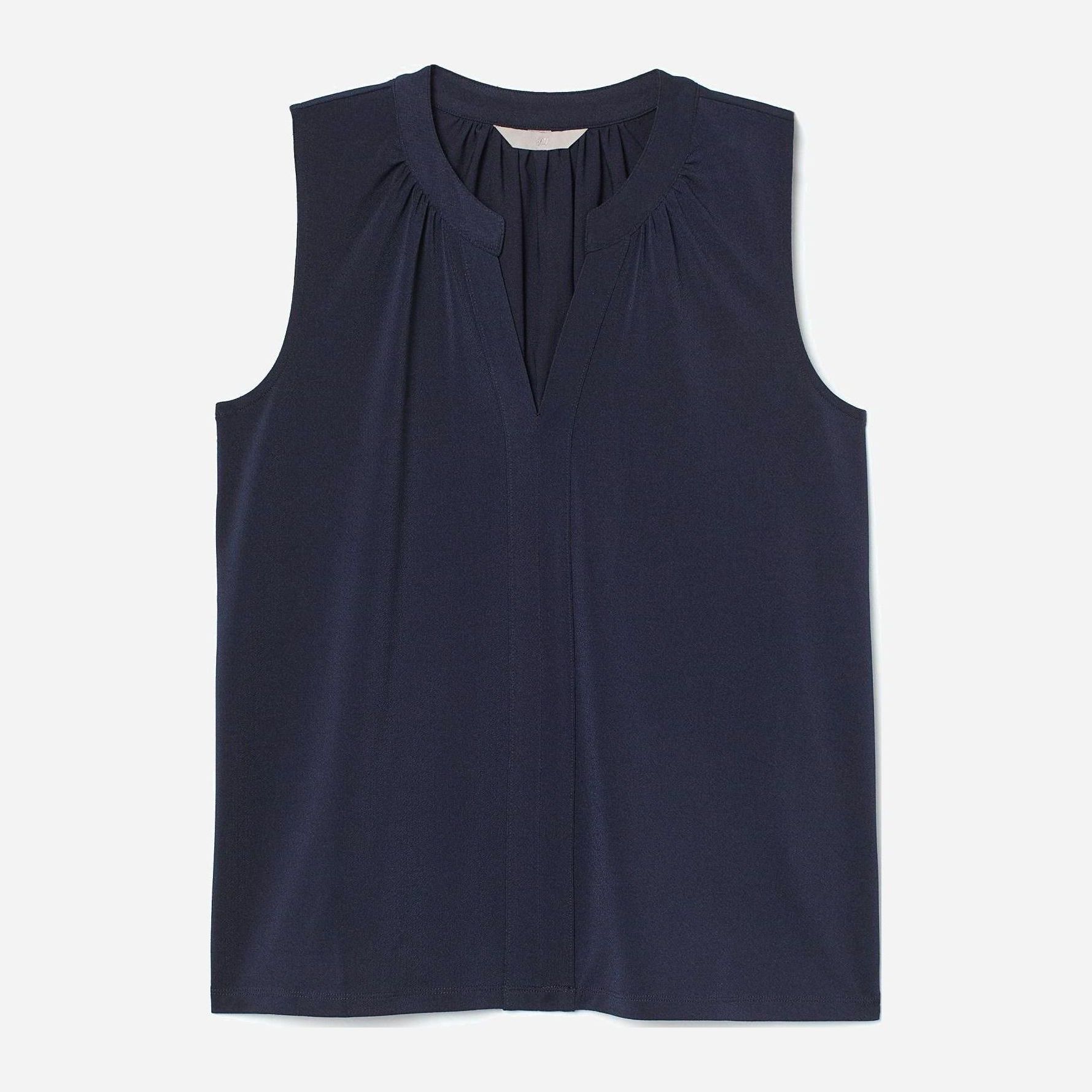 

Топ H&M 8265081-AAQJ S Темно-синий