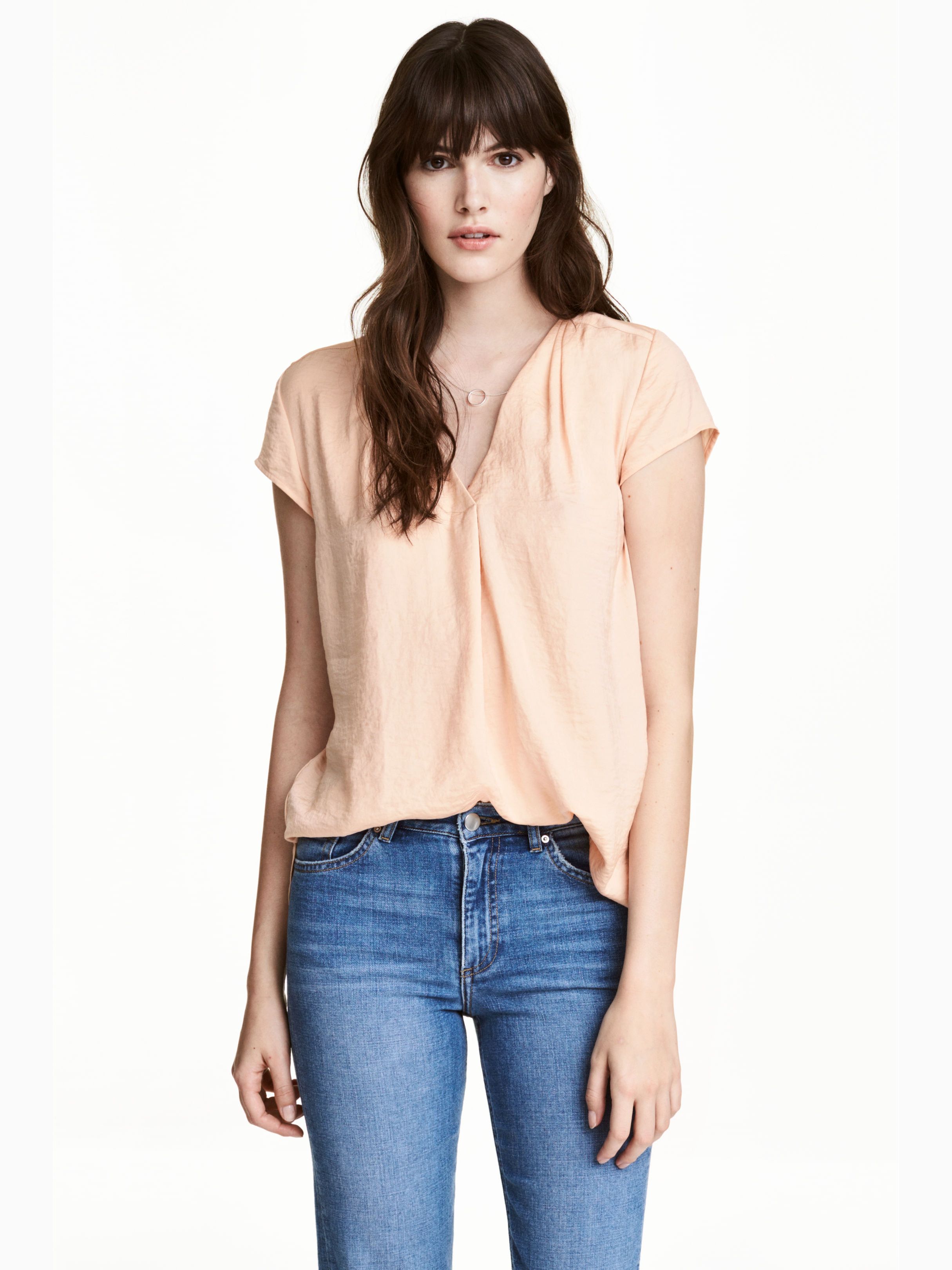 

Блузка H&M 4792055-ACUH 44 Бледно-розовая