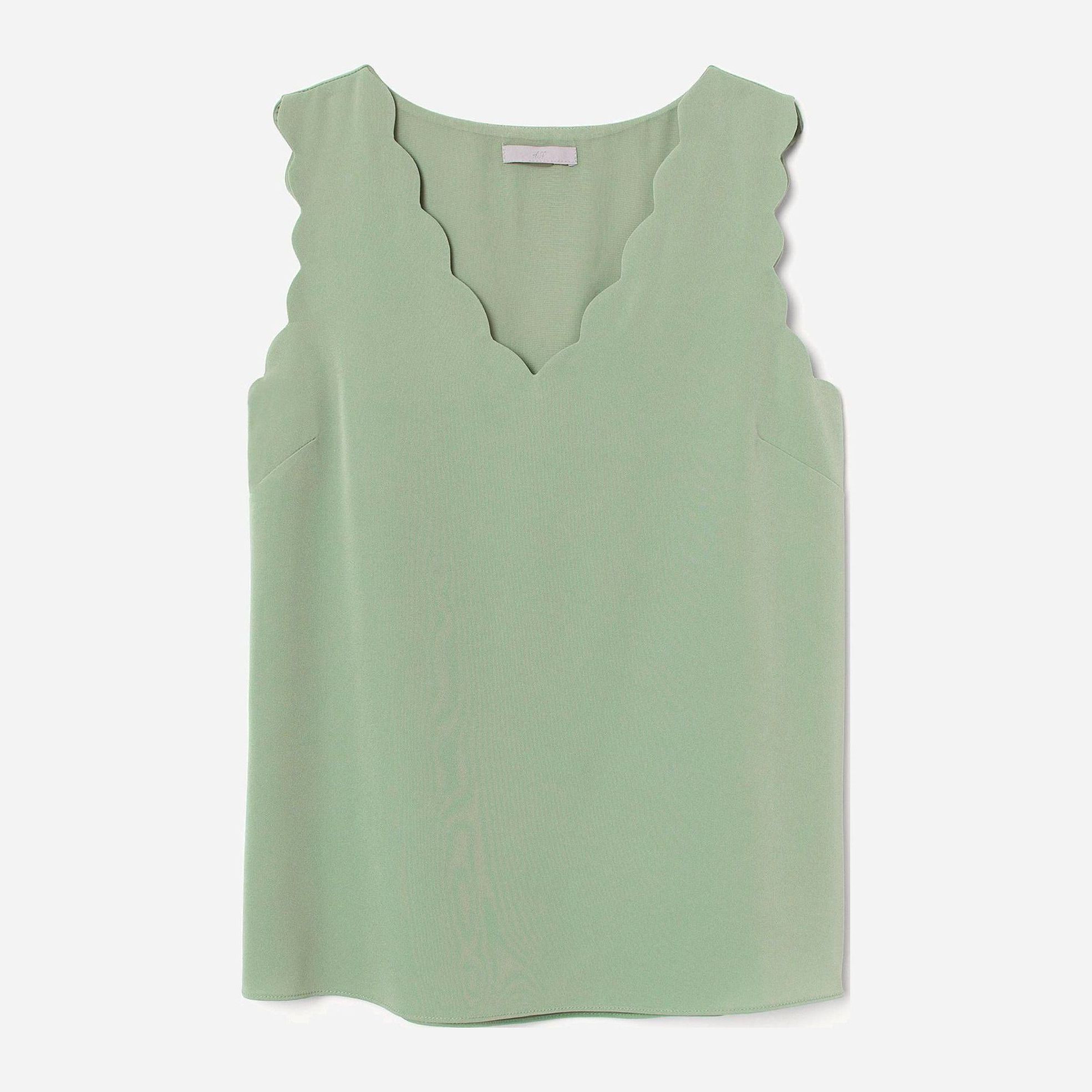 

Топ H&M 8358512-ACVU 44 Оливковый