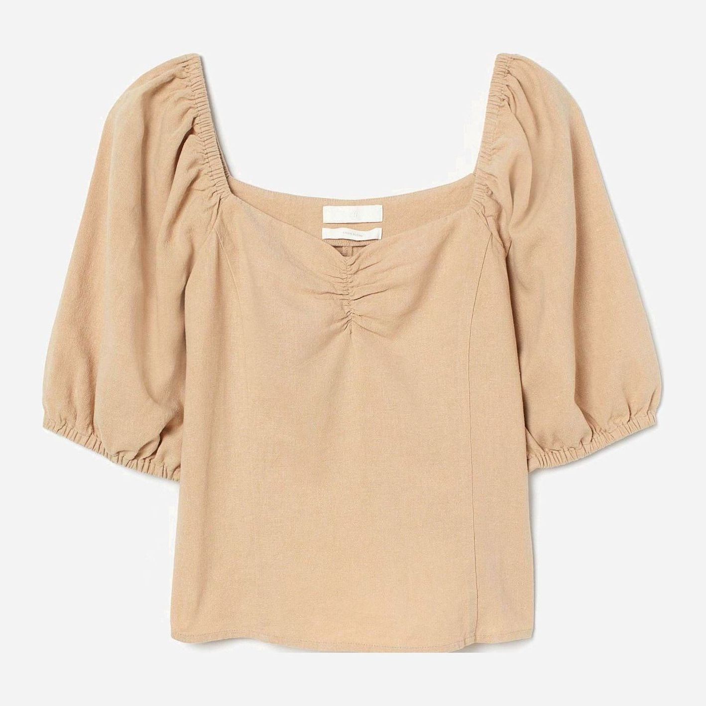 

Топ H&M 8406071-ACTQ 36 Бежевый