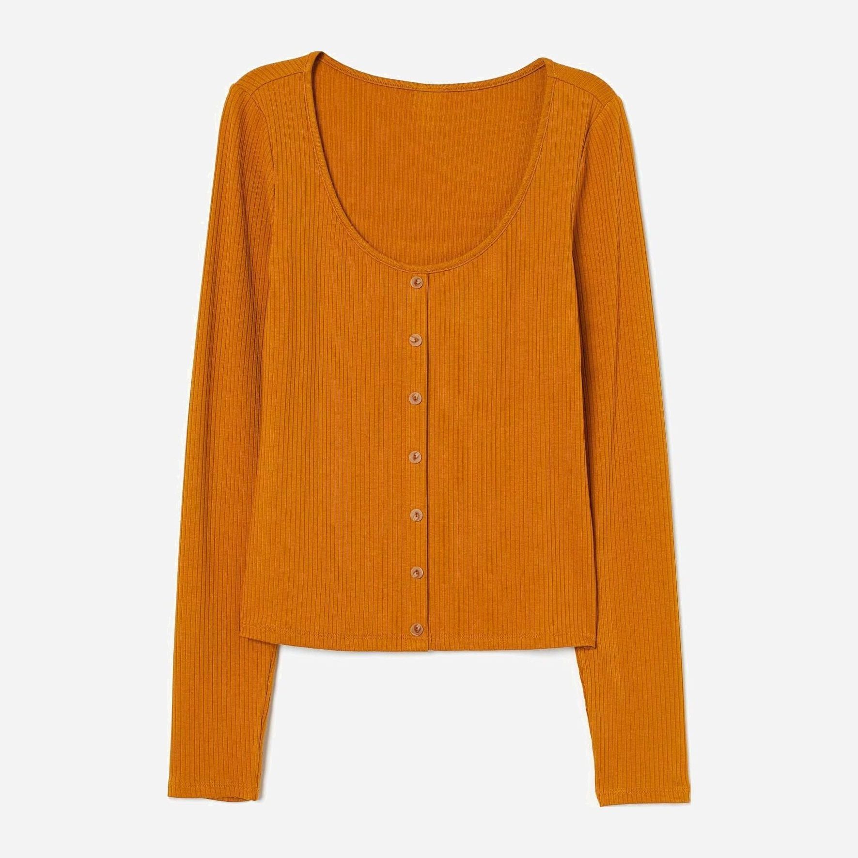 

Кардиган H&M 7331000-ACSC XL Горчичный
