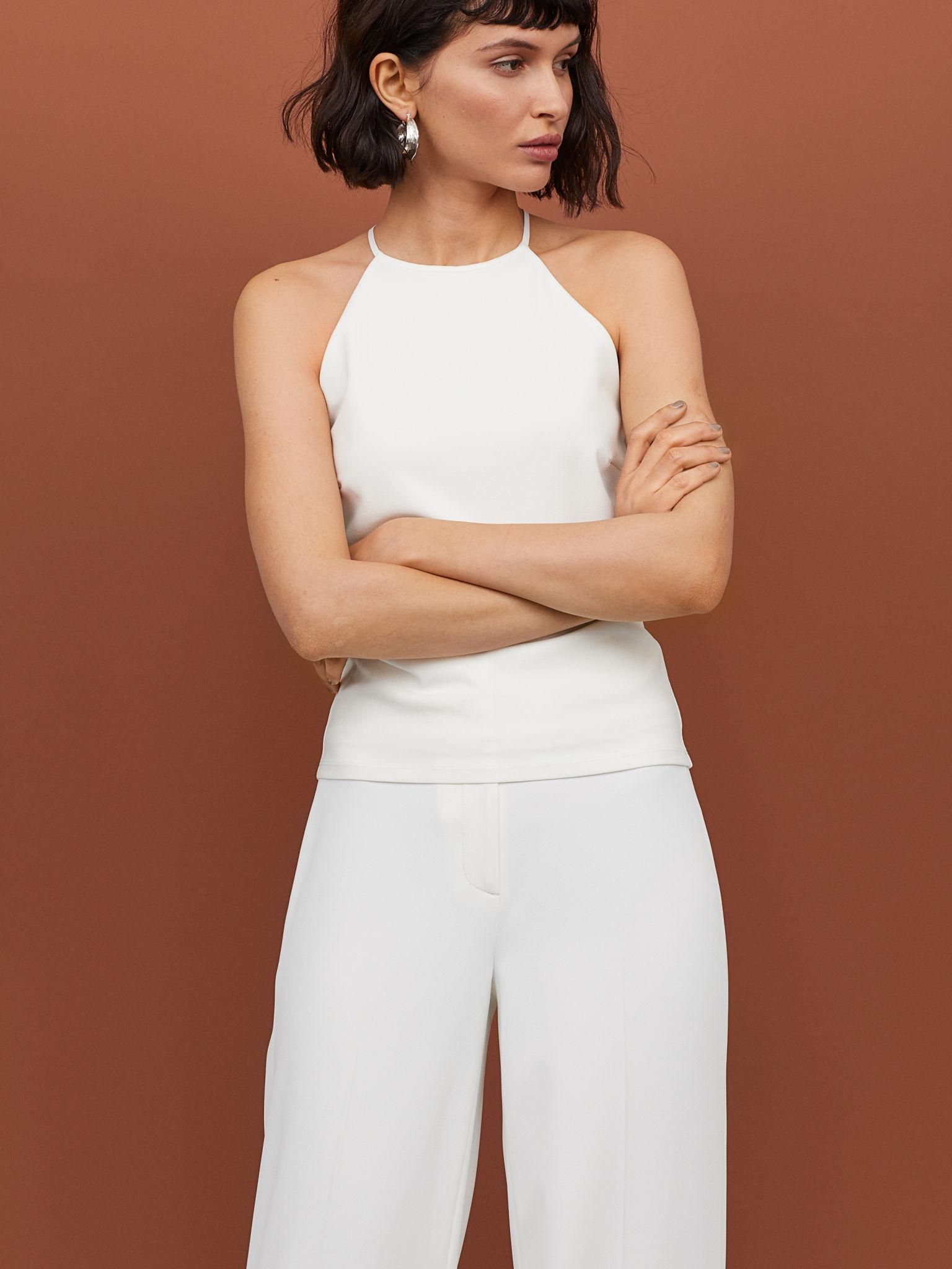 

Топ H&M 7366779-ACTS 32 Белый