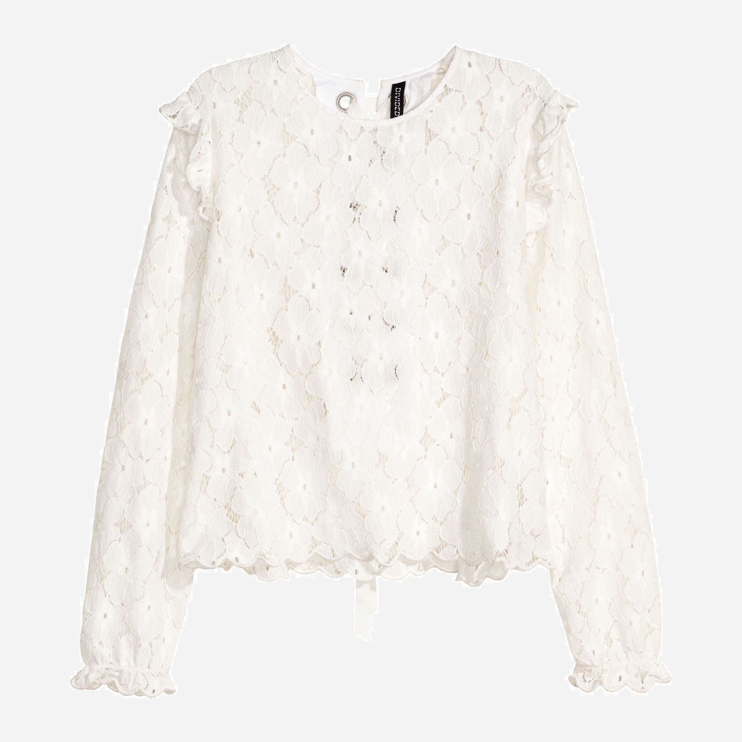 

Блузка H&M 5864187-ACTS 38 Белая