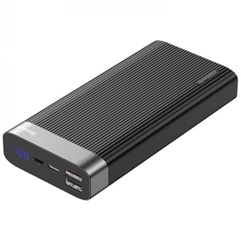 

Портативная батарея Powerbank Baseus Parallel QC3.0 + Type-C PD 20000mAh PPALL-APX01 Black