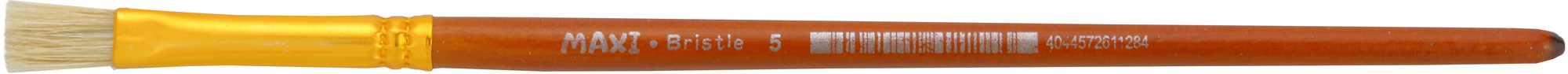 

Набор кистей Maxi плоских № 5 ворс щетины короткая ручка 12 шт (MX61128)