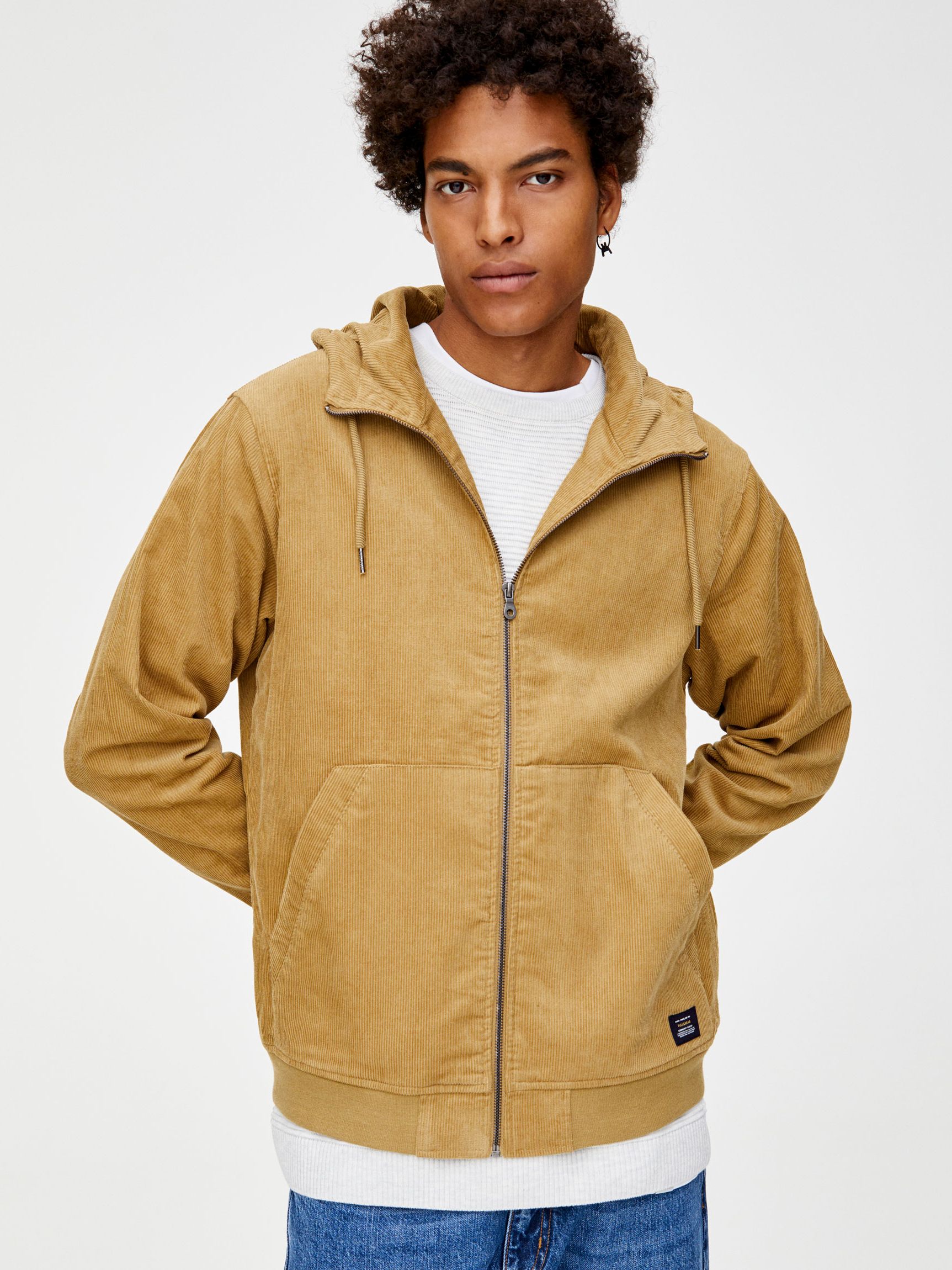 

Куртка Pull & Bear 5710/502/707  Бежевая, Куртка Pull & Bear 5710/502/707 L Бежевая