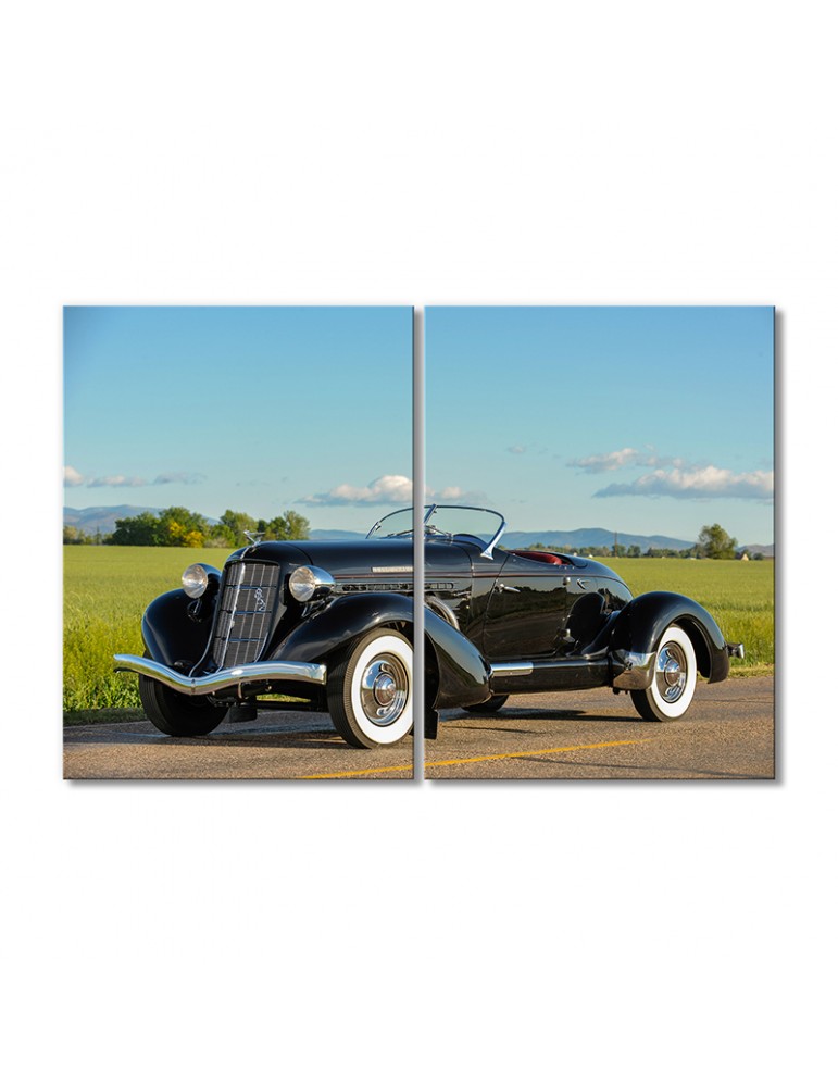 

Модульная картина Artel «1936 год Оберн 852 SC Лодочный Спидстер» 2 модуля 120x180 см