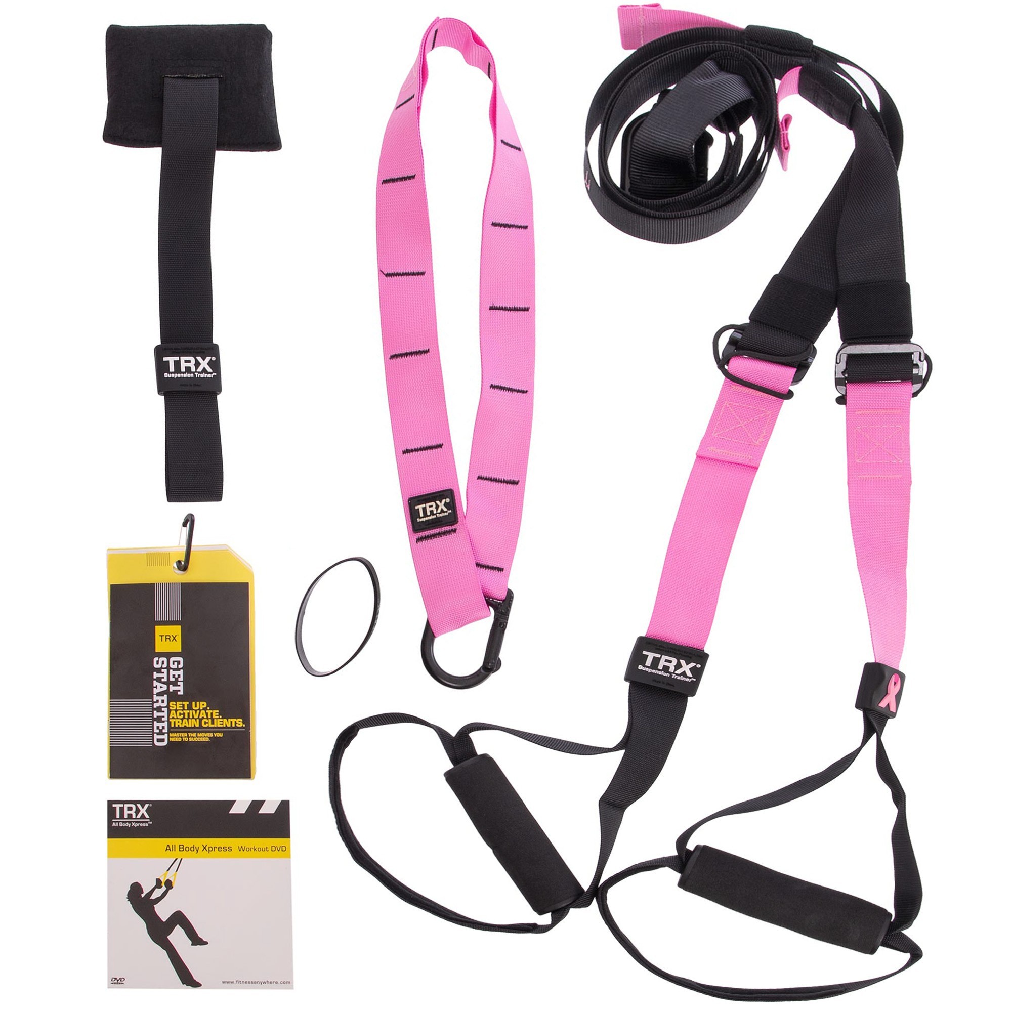 

Петли подвесные тренировочные TRX Home Pink Розовые (FI-3726-P)