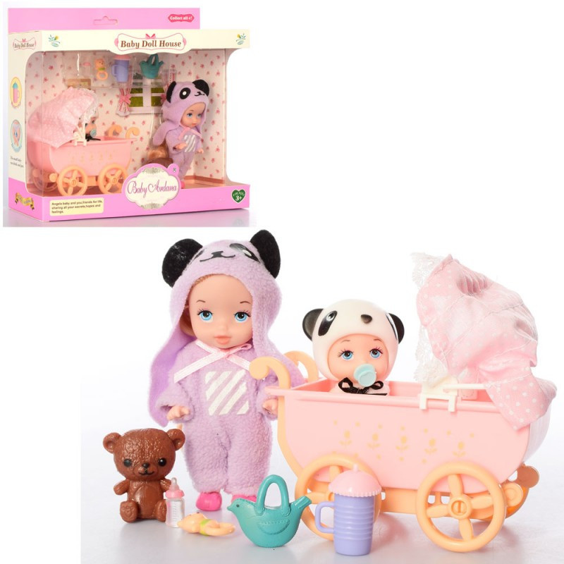 

Игровой набор Baby Ardana A588 пупсы в костюме Мишки с аксессуарами